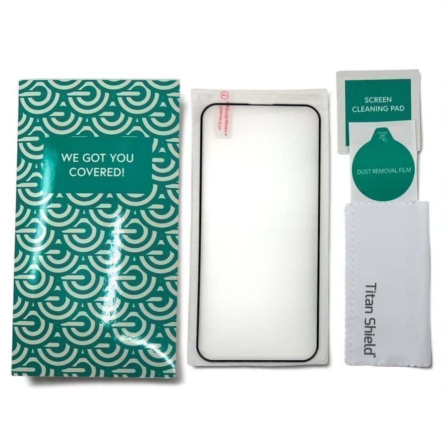 2st iPhone 13 Mini 9H Härdat Glas Skärmskydd - Heltäckande med Svarta Kanter