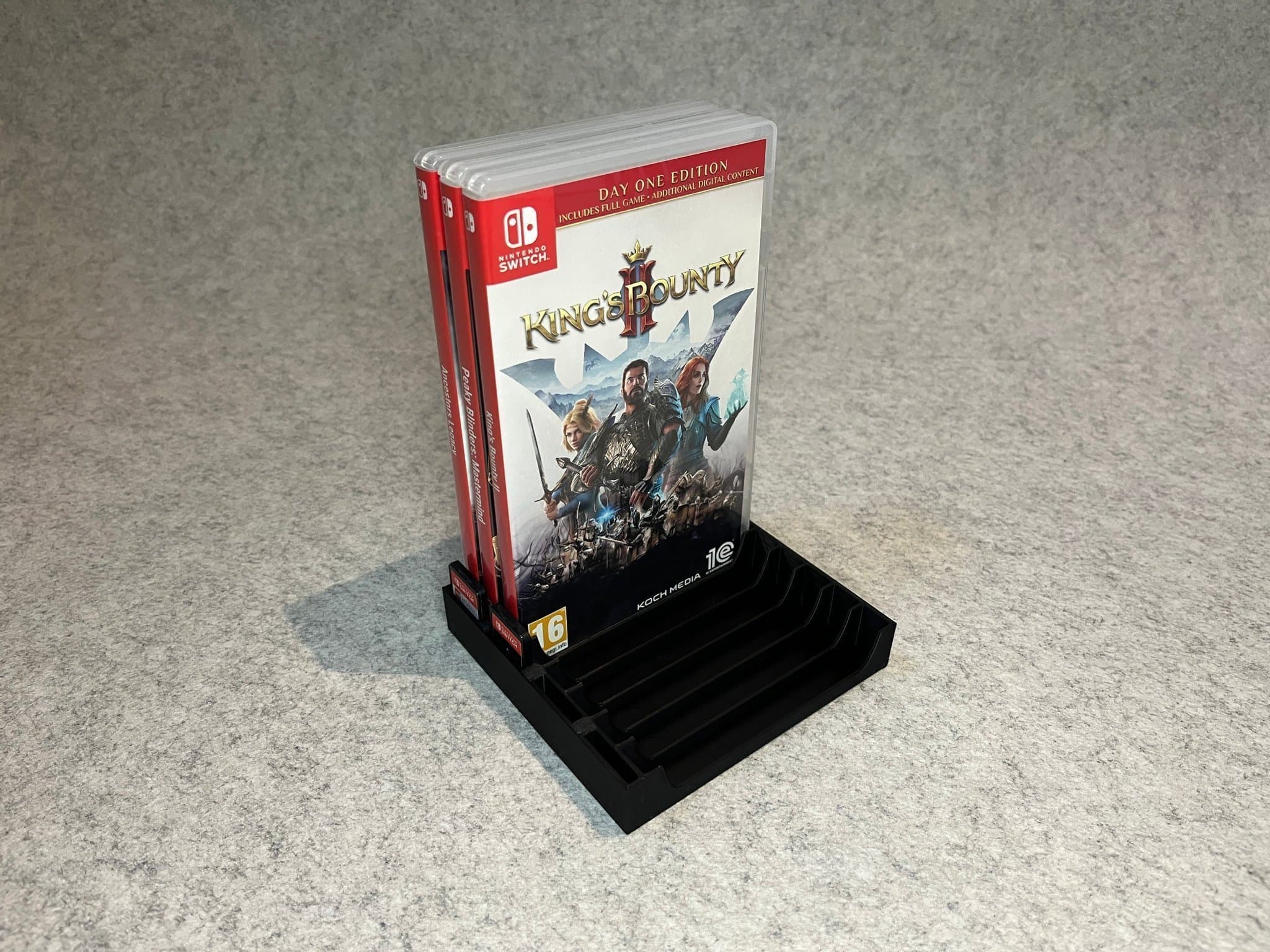 Spelställ för 8 spel och 4 cartridge till Nintendo Switch