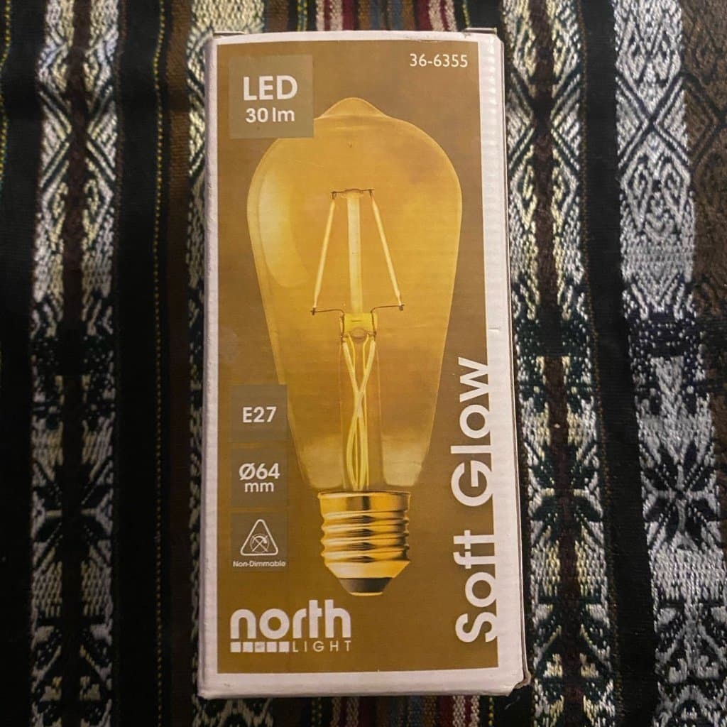 LED Lampa E27 30lm Soft Glow