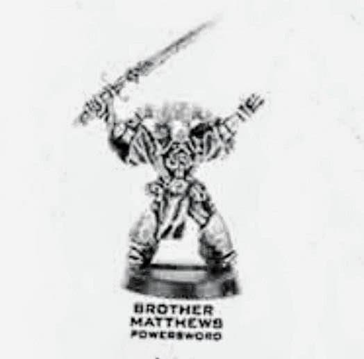 Warhammer 40k Brother Matthews Rogue Trader Space Marine RT101 Metal