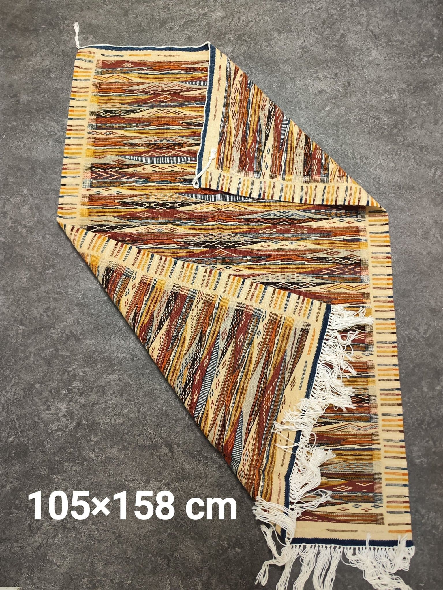 Ett mästerverk Berber ekologisk ull matta