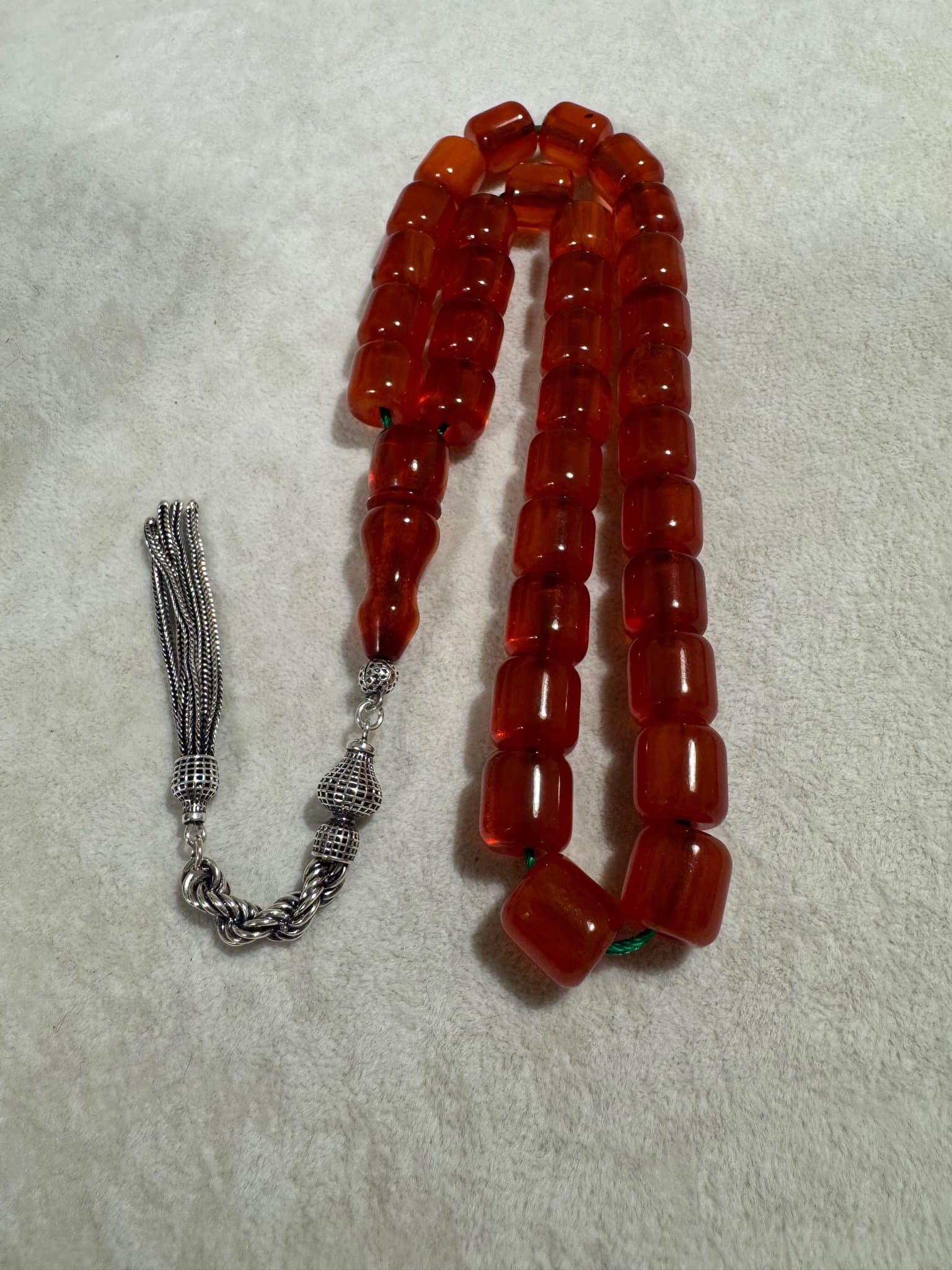 Faturan radband tesbih med tofs 925-silver