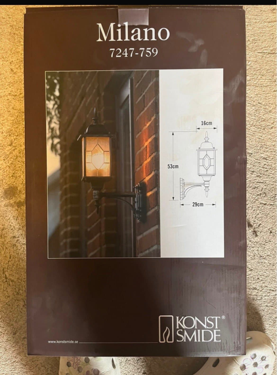 Konstsmide Milano Utomhuslampa 7247-759