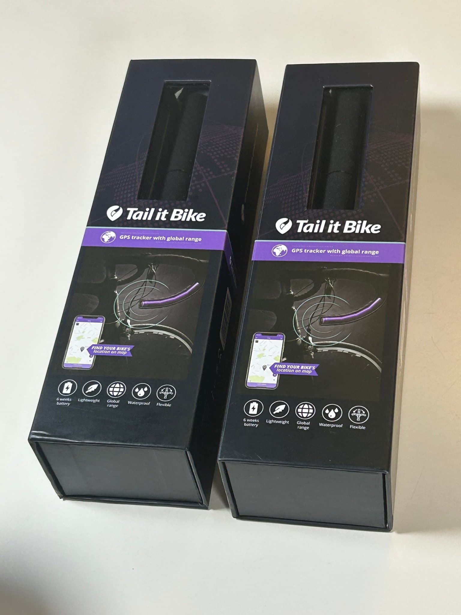 Tail It Bike GPS Tracker – Global täckning, ny i kartong