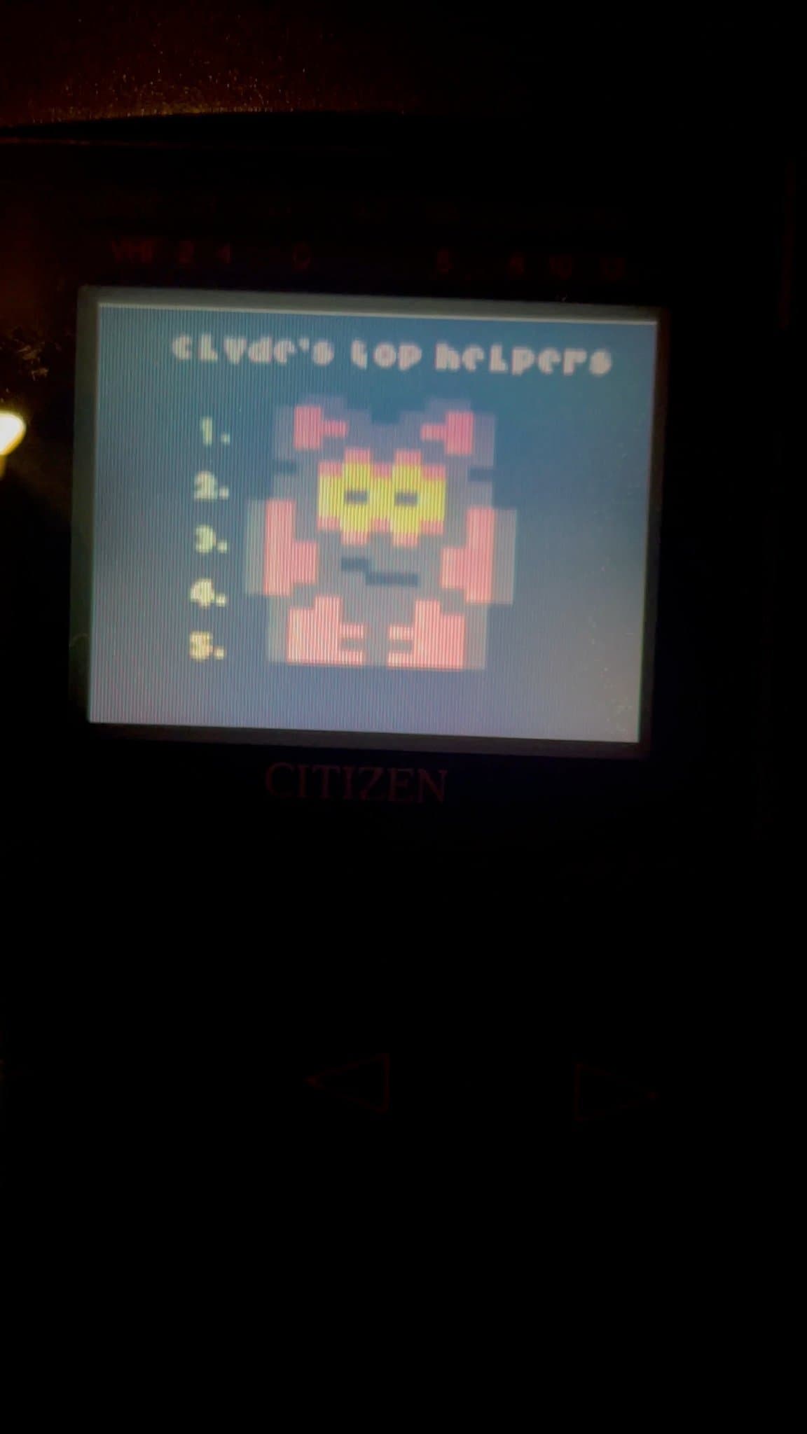 Citizen P422 LCD Färg TV & Video Monitor PAL-B/G system