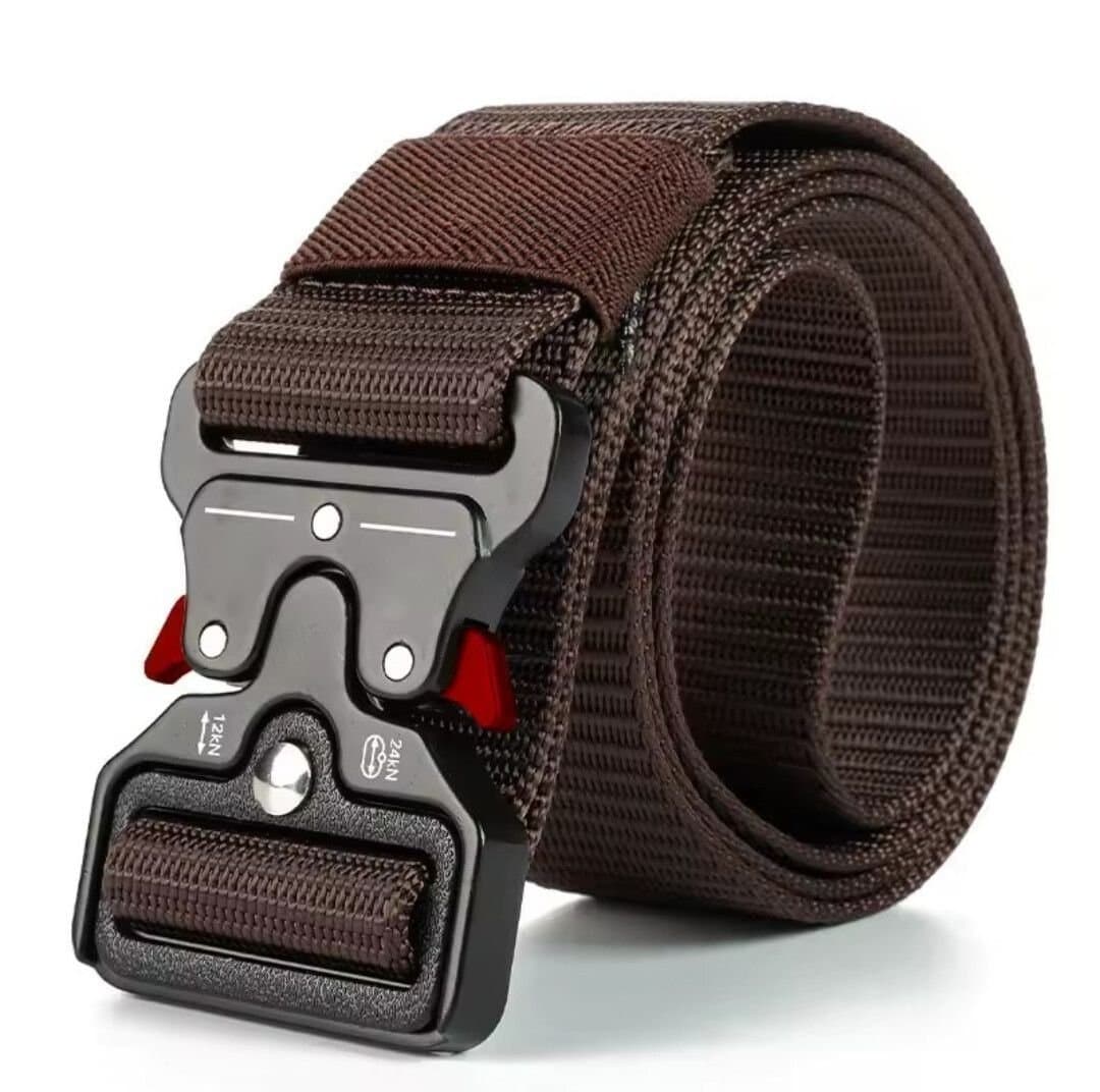 Smart brunt bälte. Snabbt och enkelt att justera.