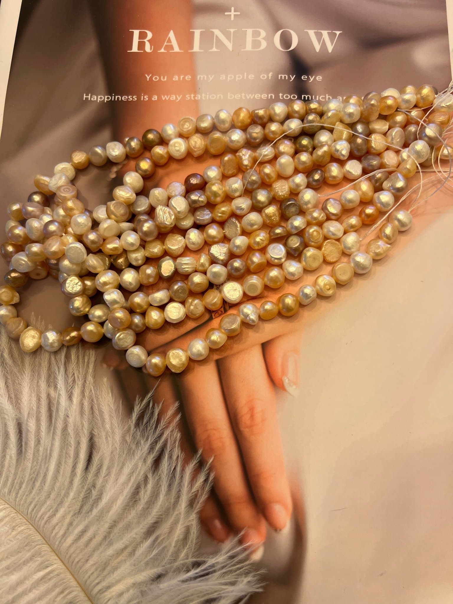 Äkta sötvattenspärlor