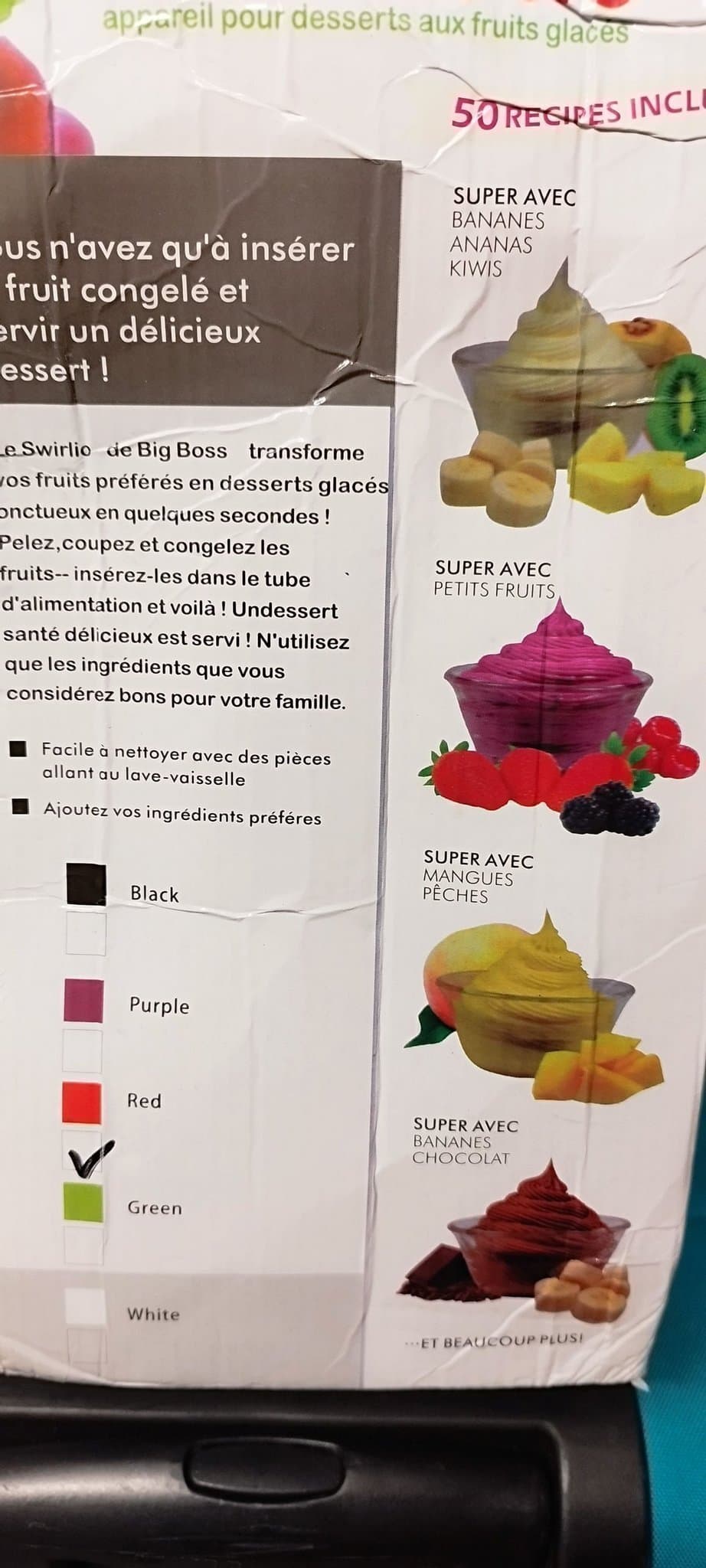 Swirlio Fruktglassmaskin