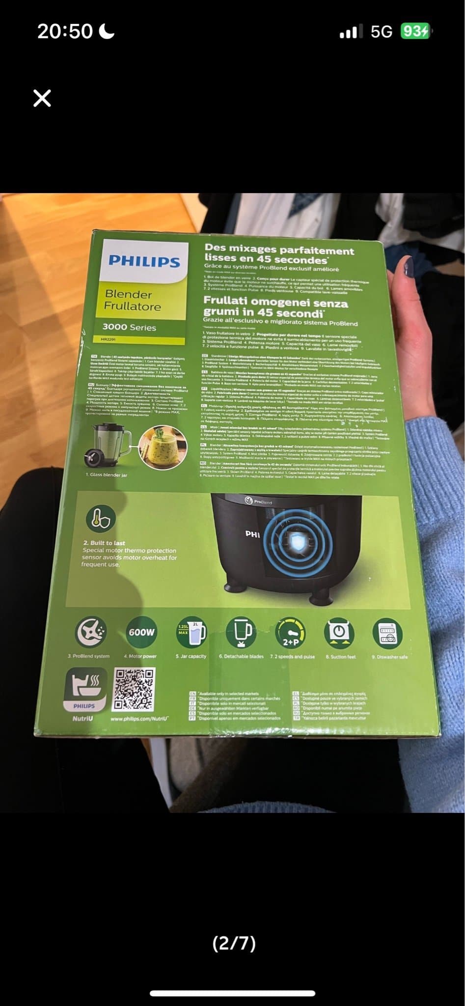 Philips Blender 3000 Series 600 W