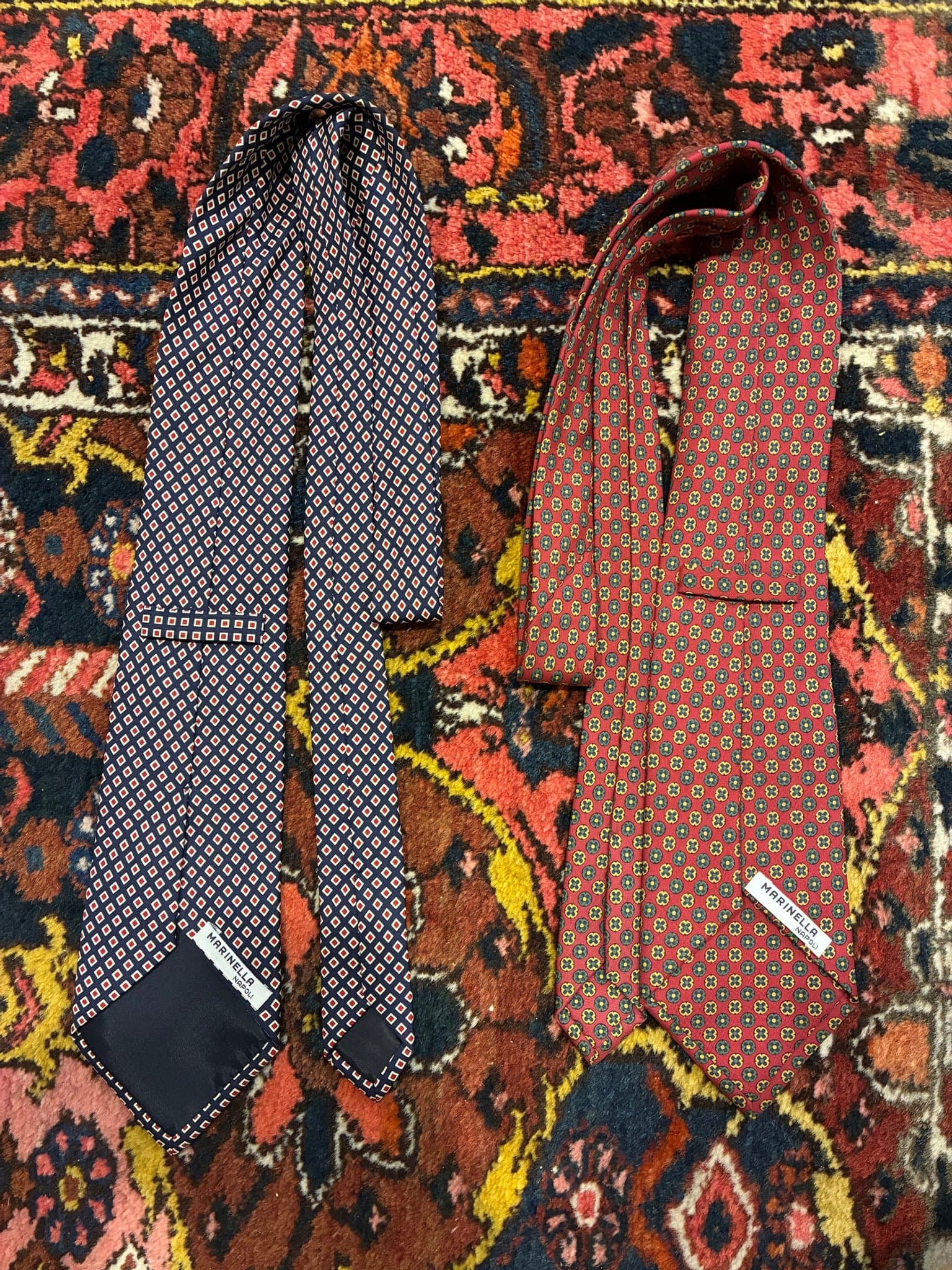 Två Marinella slipsar