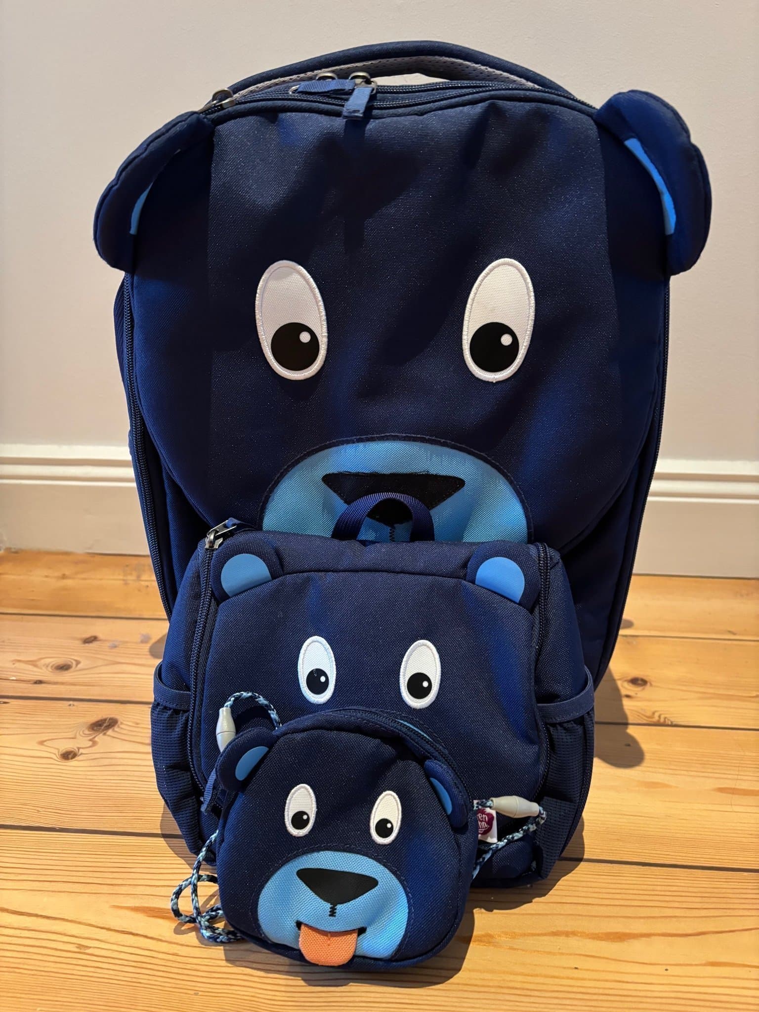 Resväska Affenzahn med necessär och plånbok