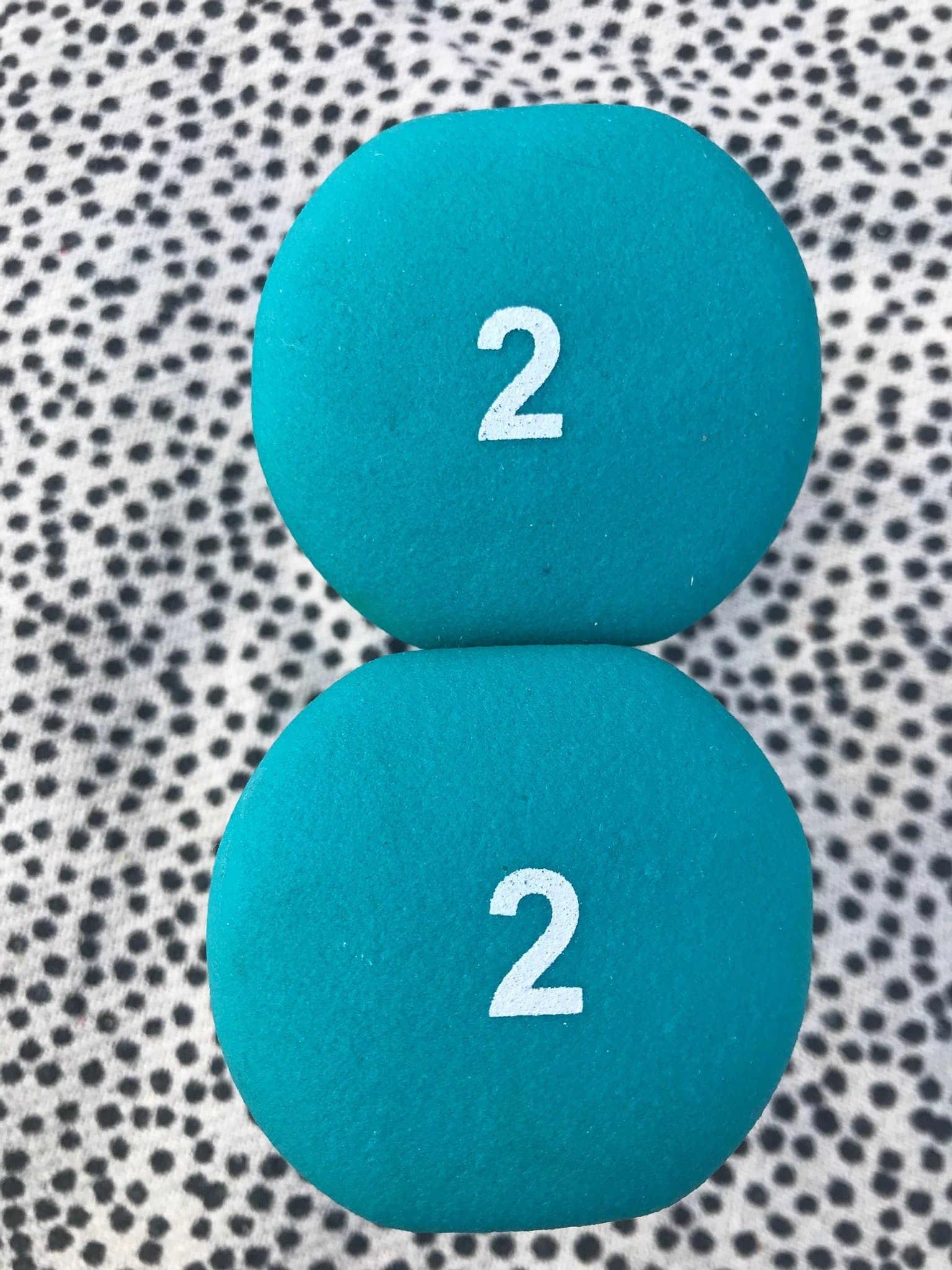 Hantlar 2x2 kg , neopren, som nya, i kartongen