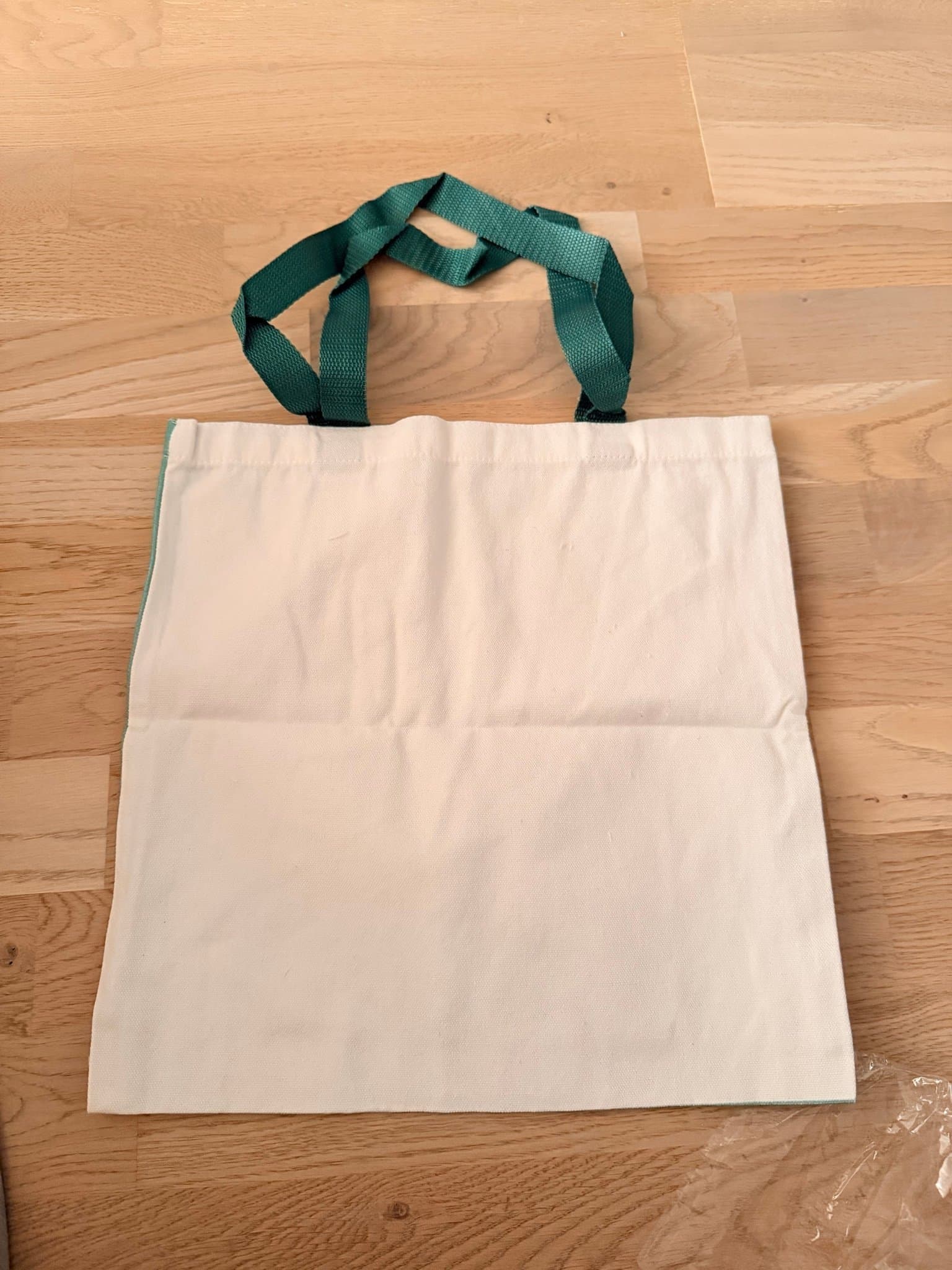 Vit tygväska Super Mario