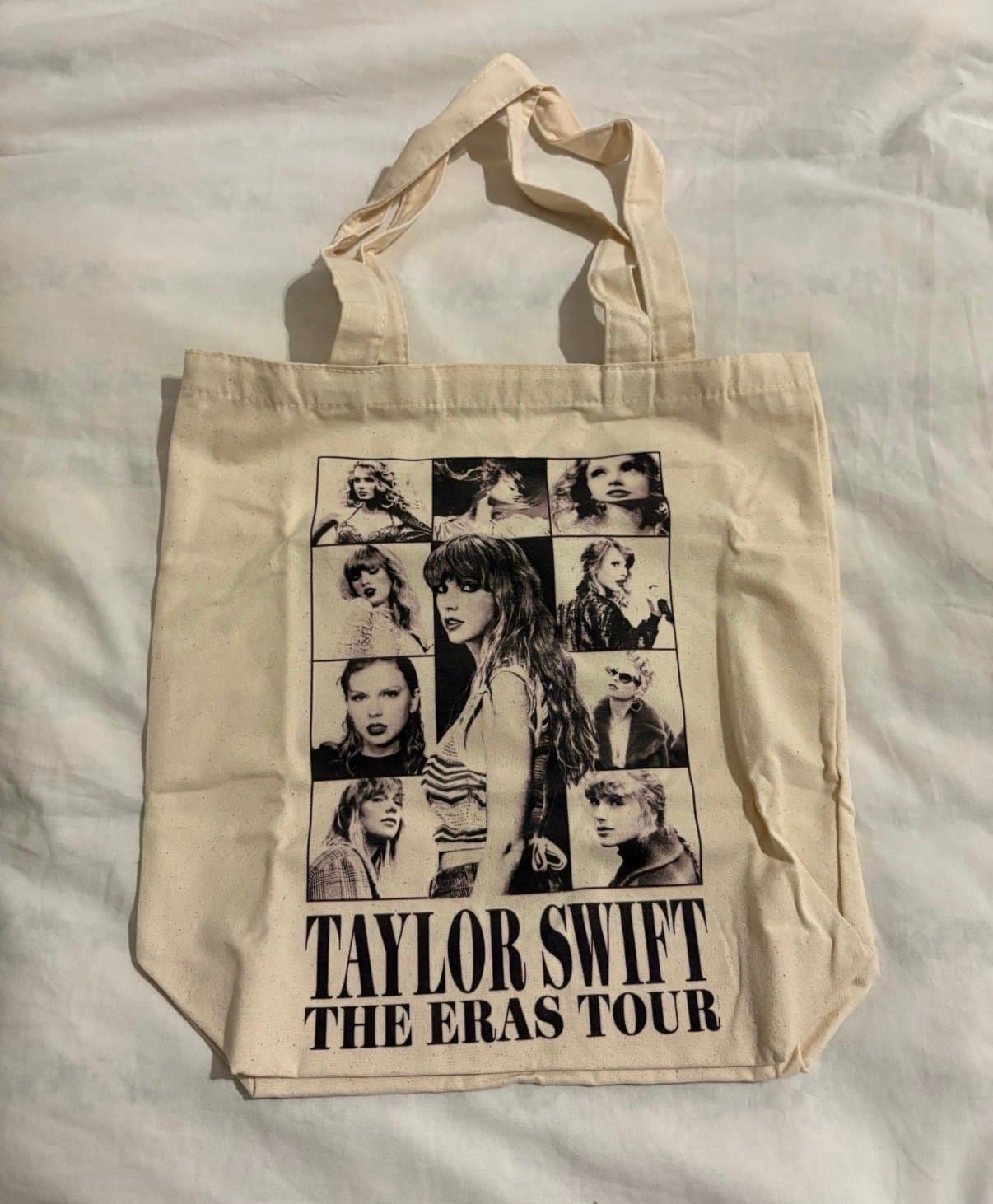 Vit tygväska: Taylor Swift The Eras Tour Canvas Bag