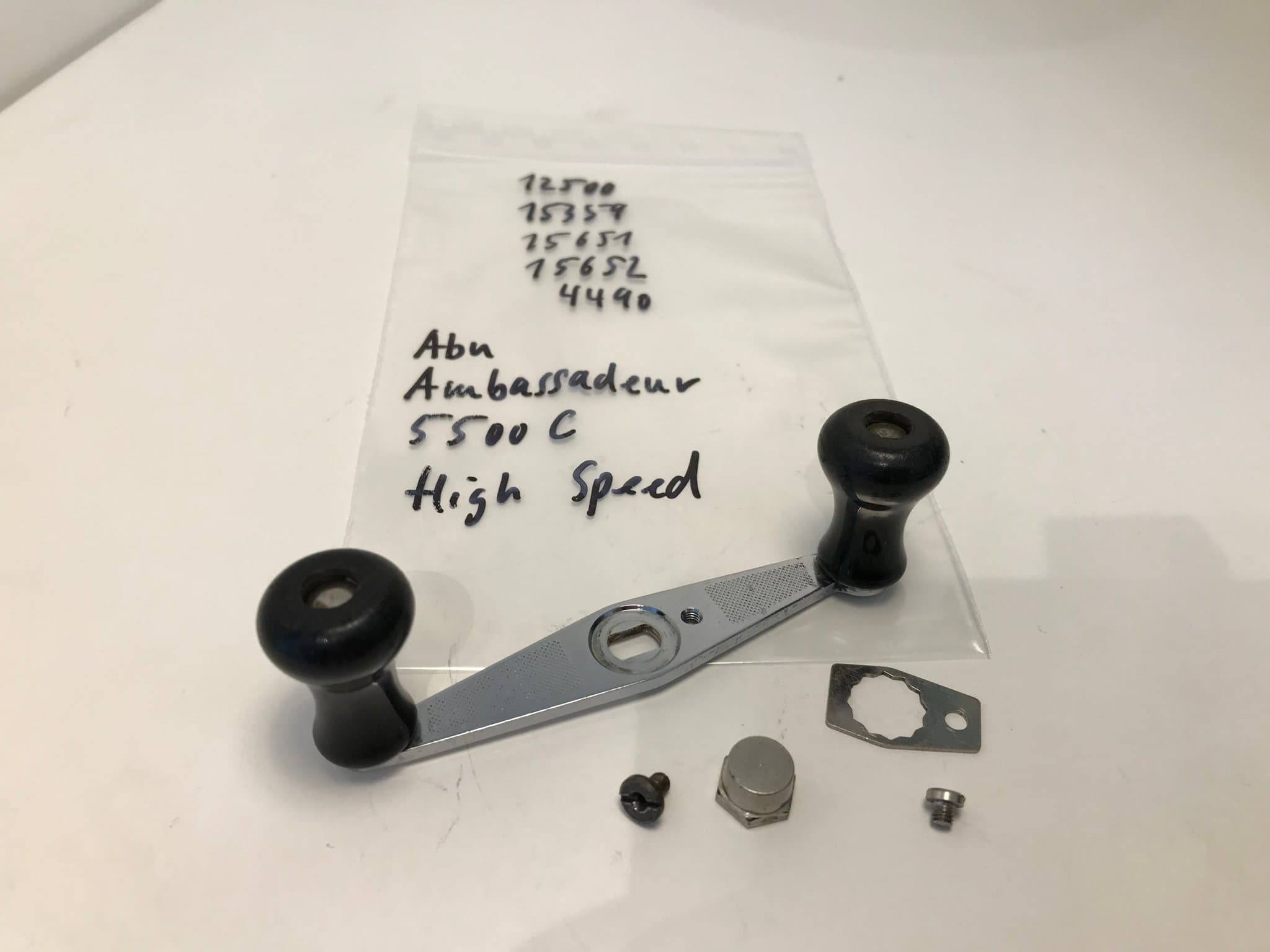 reservdel Abu Ambassadeur 5500 C HS, här: 12500,15359,15651,52,4490 vev