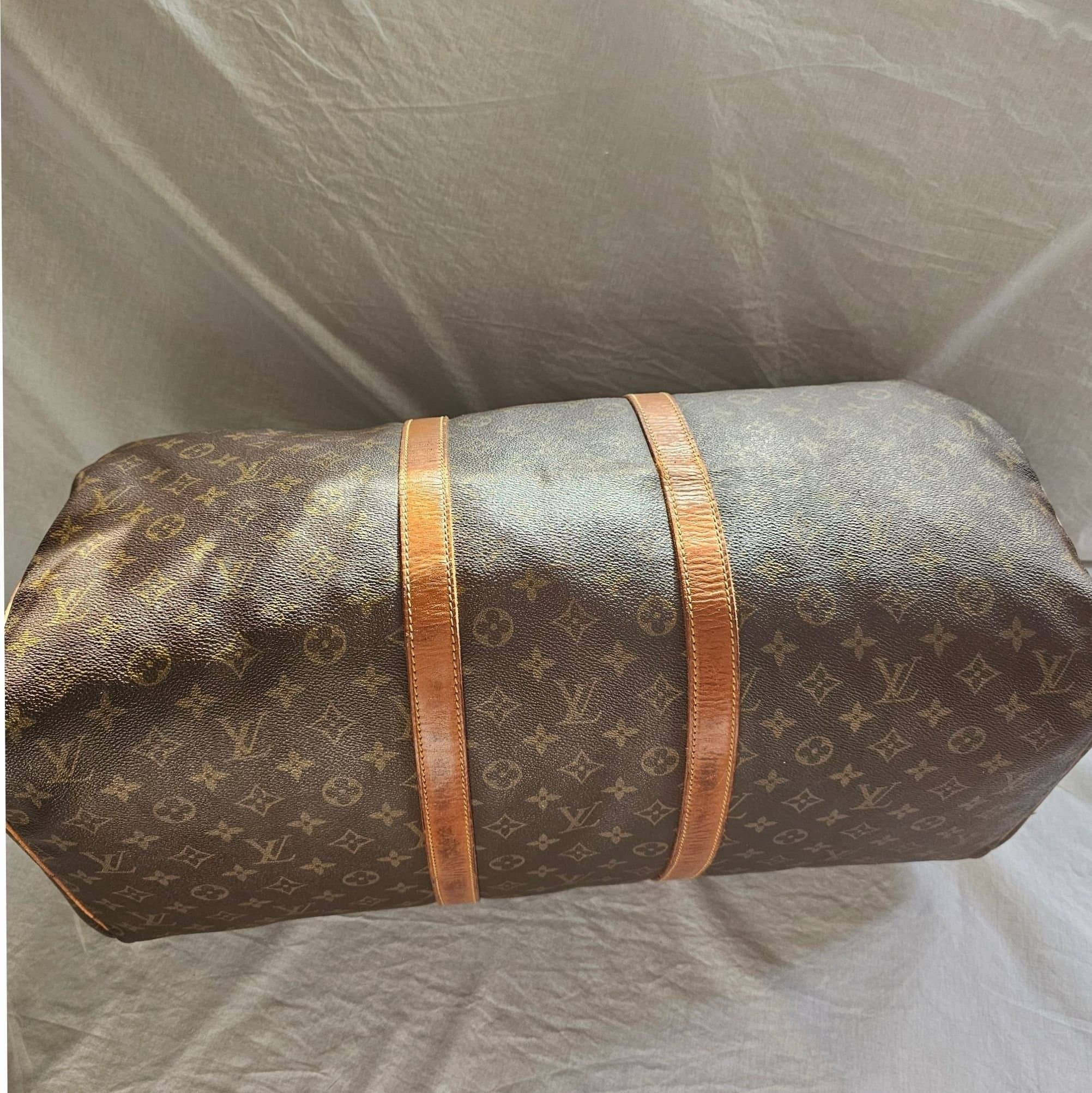 LOUIS VUITTON KEEPALL 55 VÄSKA MONOGRAM CANVAS VINTAGE CABIN CARRY ON DUFFEL BAG