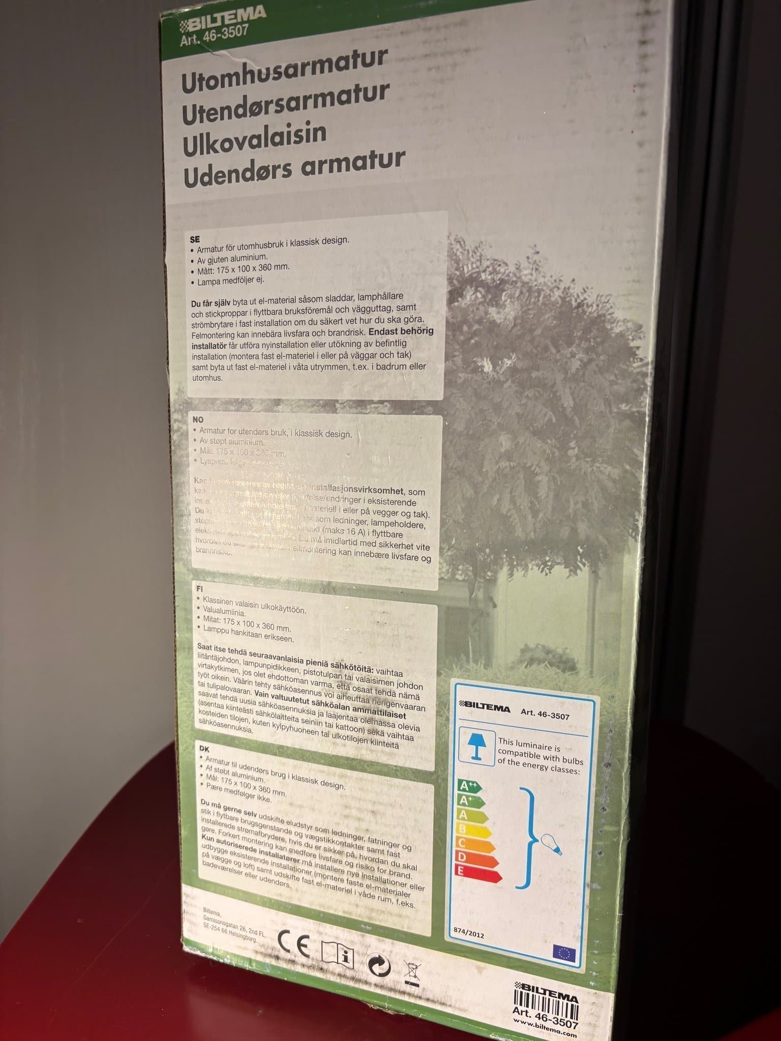 Utomhusarmatur Biltema