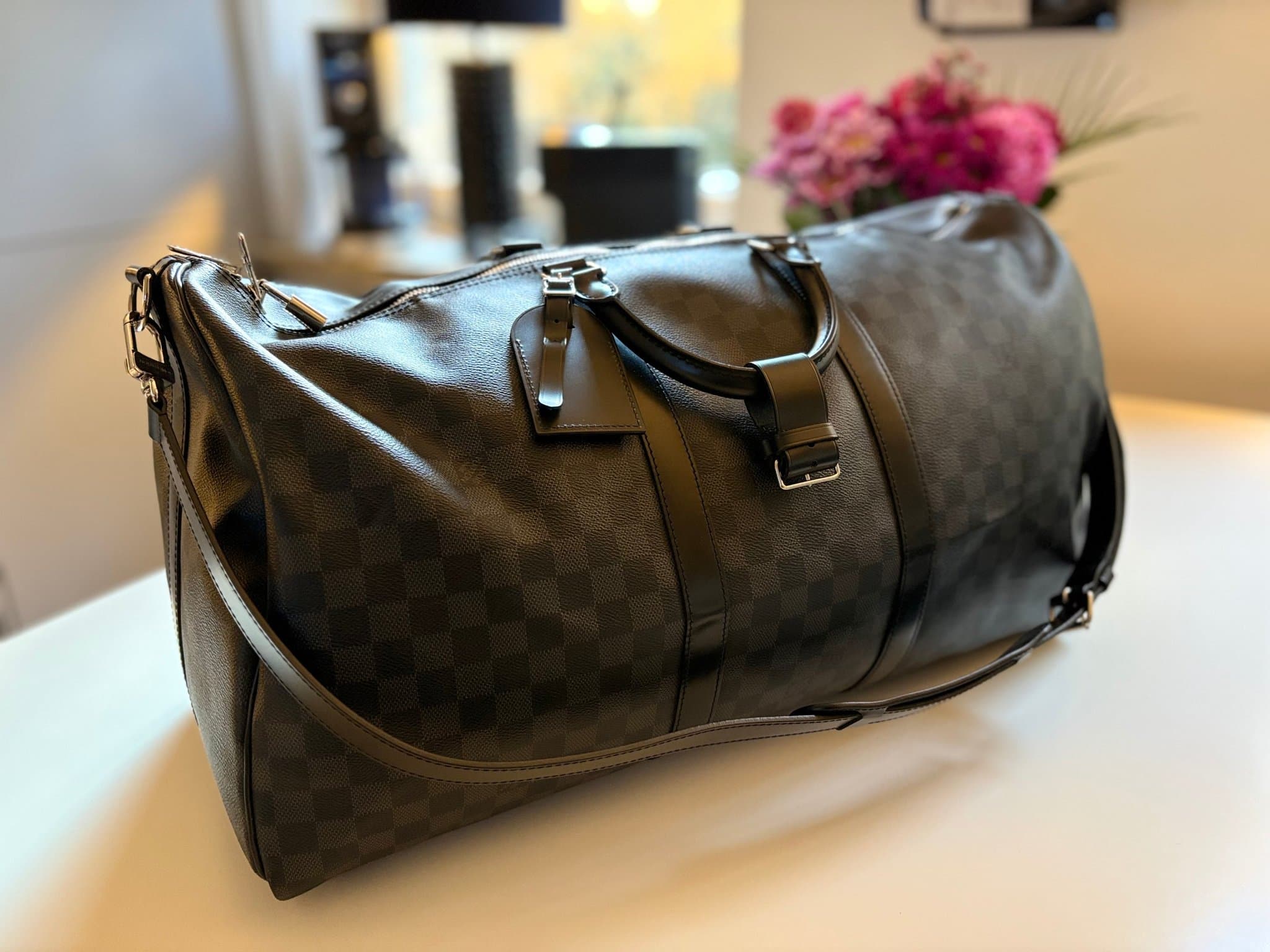 Louis Vuitton Keepall Bandoulière 55 – Damier Graphite