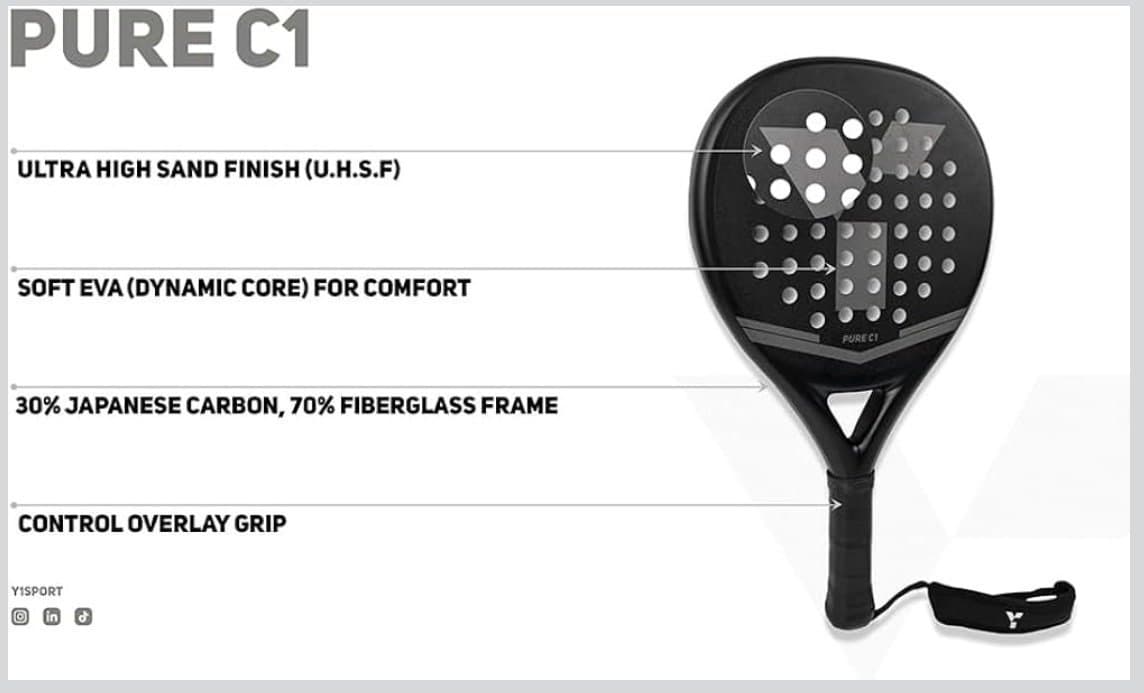 Y1 Padel Pure C1 Padelracket