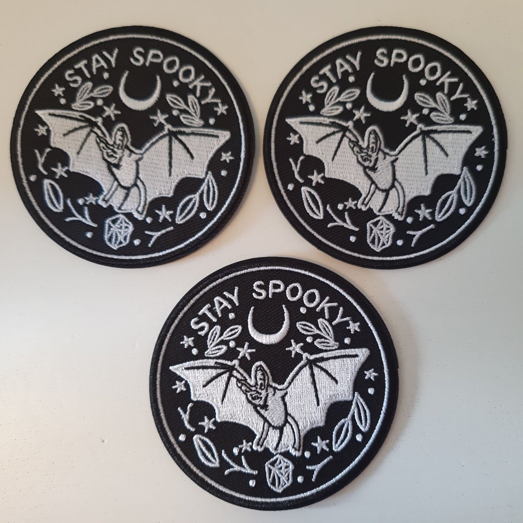 3 st Tygmärken - Stay Spooky