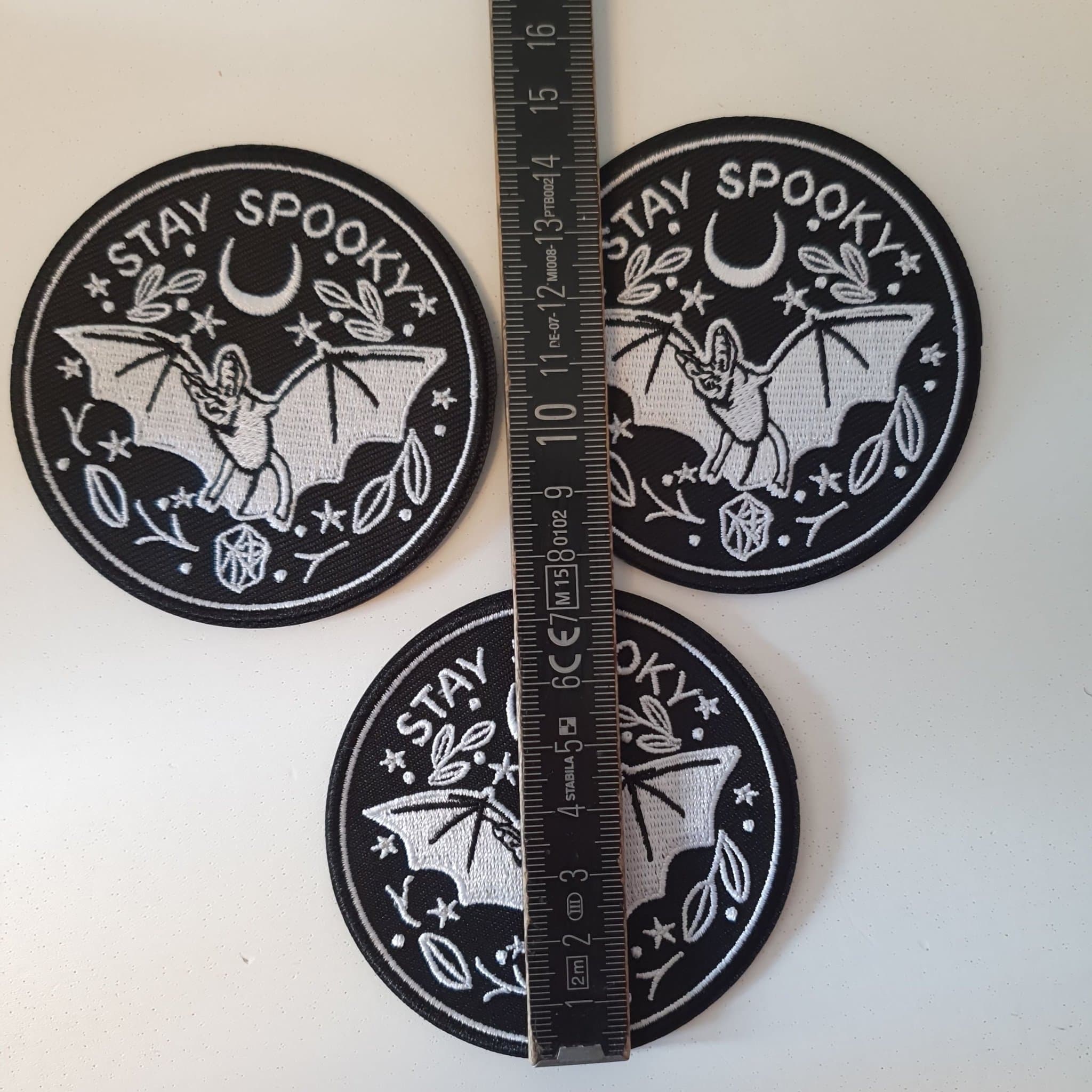 3 st Tygmärken - Stay Spooky