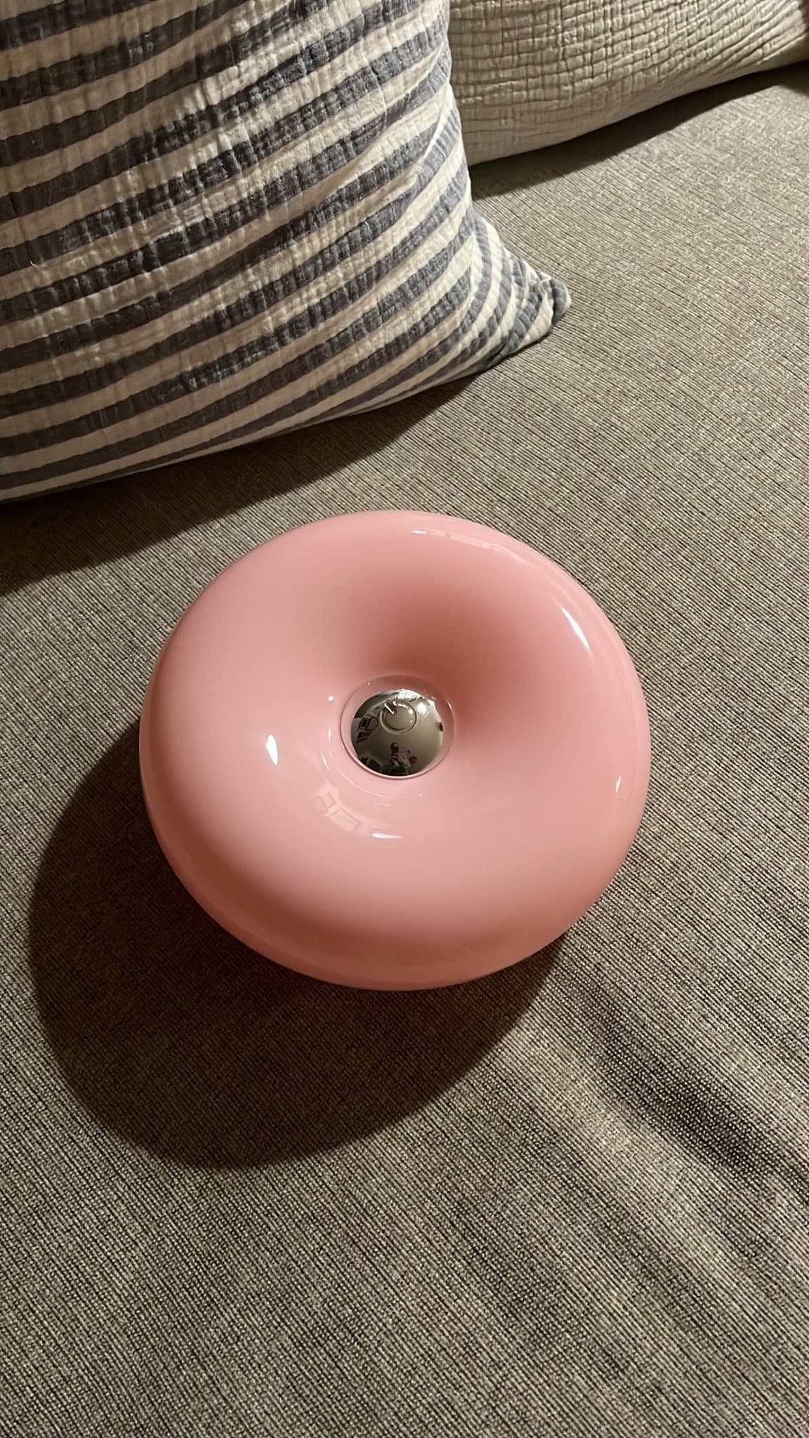 Nordisk Bordslampa vägglampa Rosa - Vintage design Bauhaus Donut design