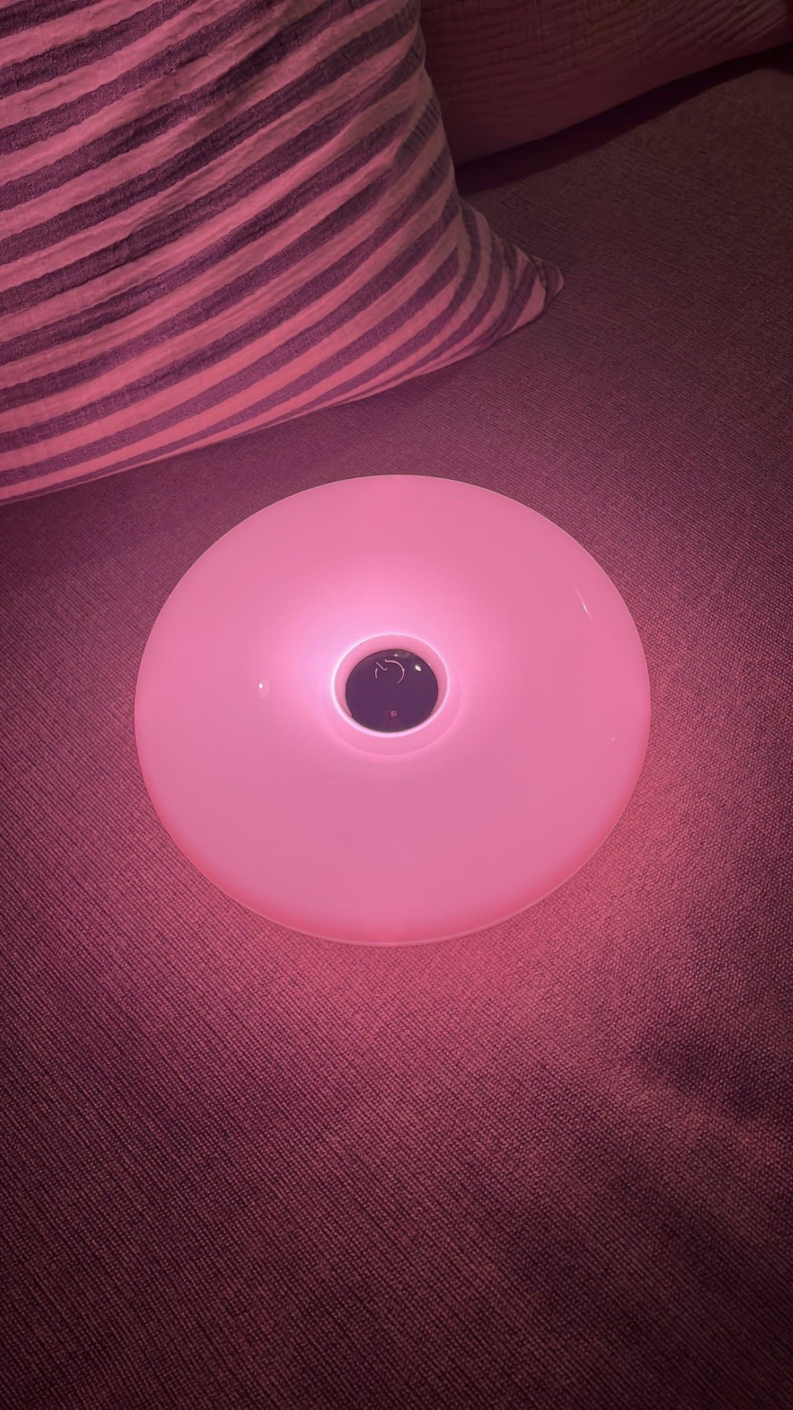 Nordisk Bordslampa vägglampa Rosa - Vintage design Bauhaus Donut design