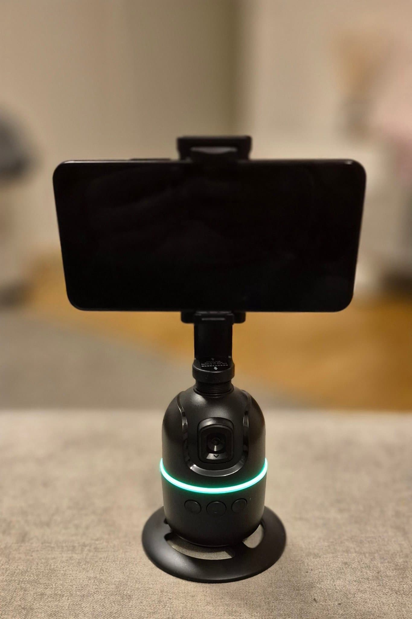 360° Smart Face-Tracking Mobilhållare – Perfekt för Live Streaming & Vlogs