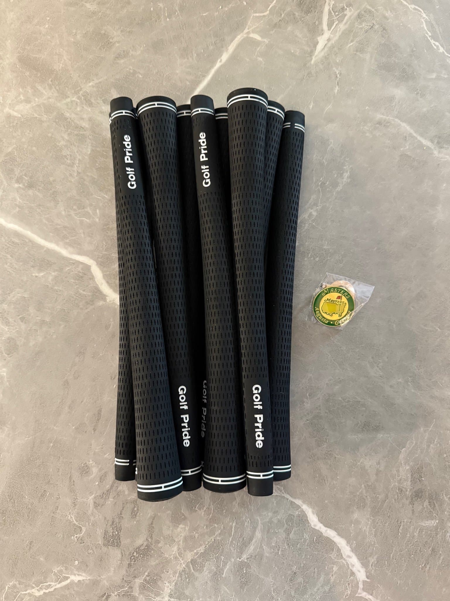 10 st Golf Pride Tour Velvet Standard Golfgrepp + Masters bollmarkör/hat-clip