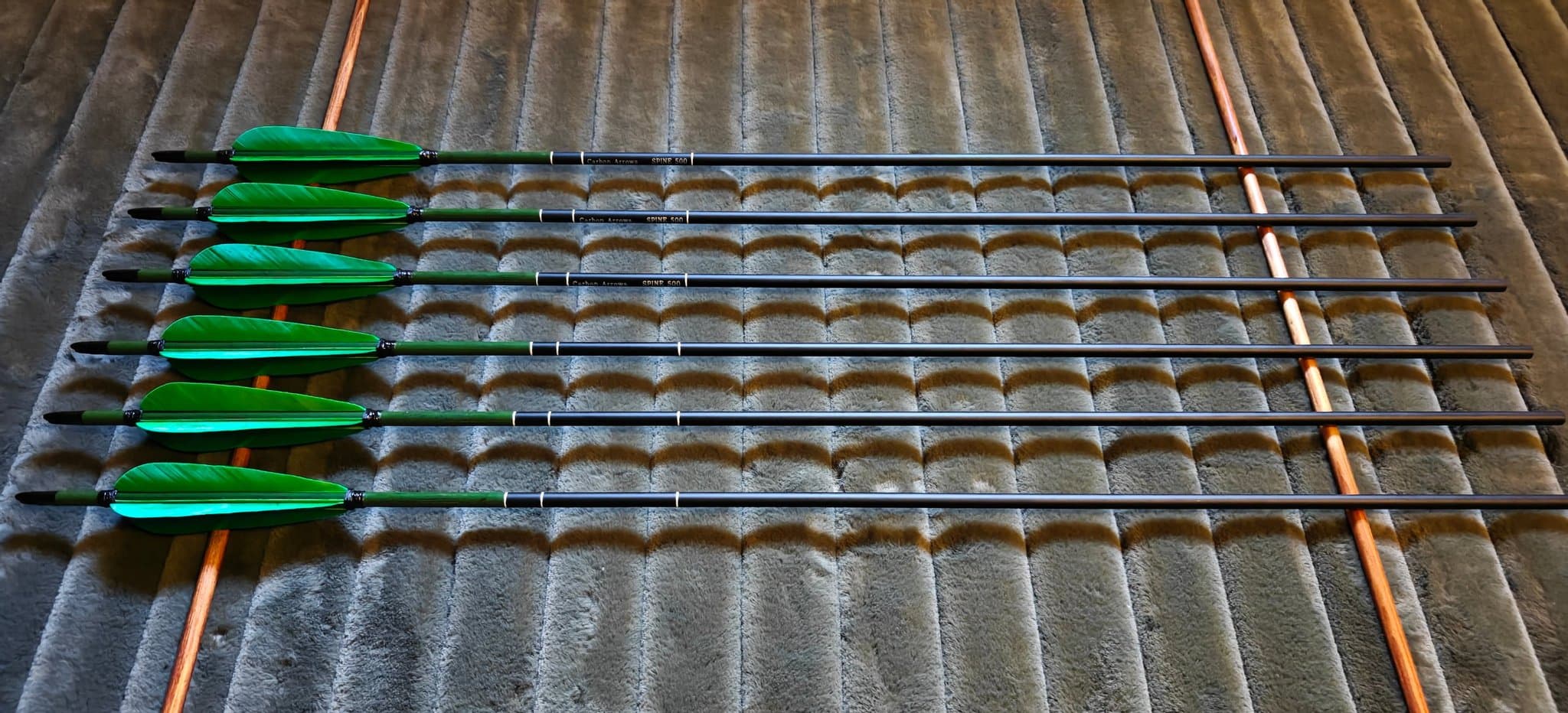 Handgjorda kolfiberpilar i högsta kvalite! - "Iron Hunter" Set av 6!