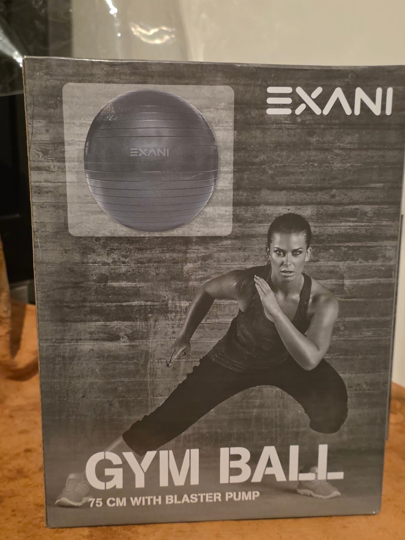 Nya från Exani Gym Ball 75cm och Exani Exetube Medium