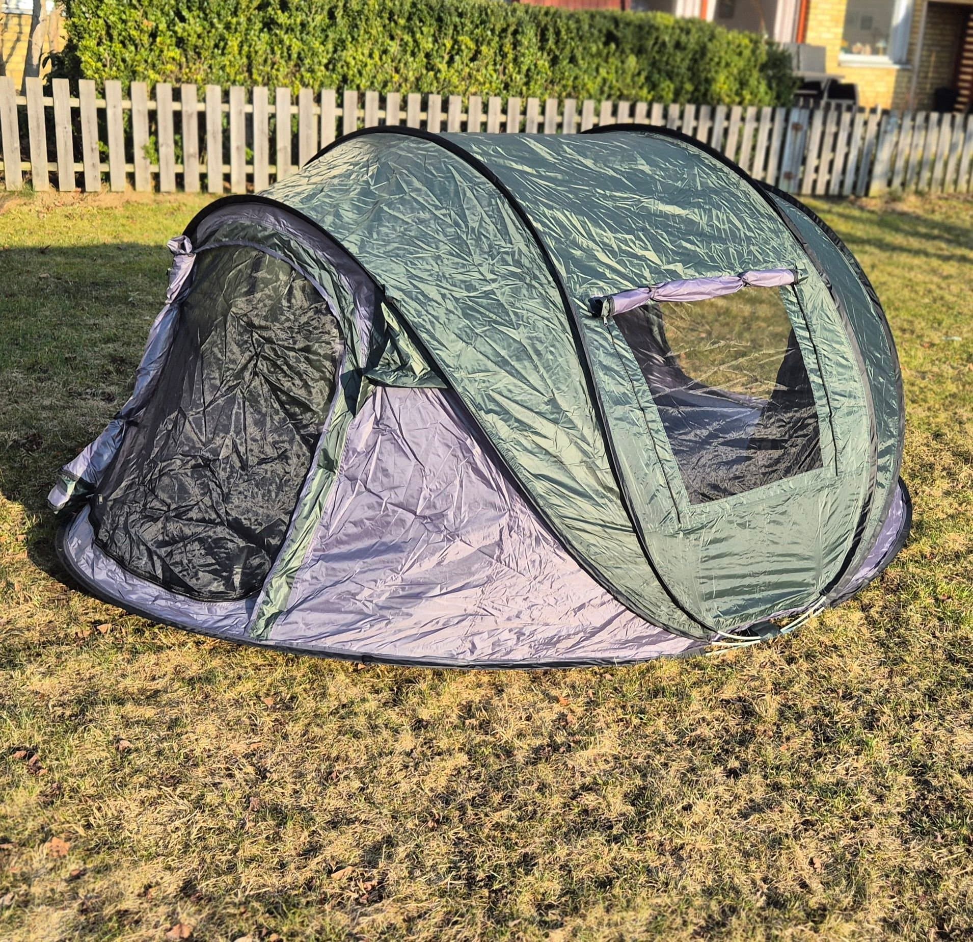 6-Personers Familjecampingtält – Snabbuppsättning & Extra Rymligt