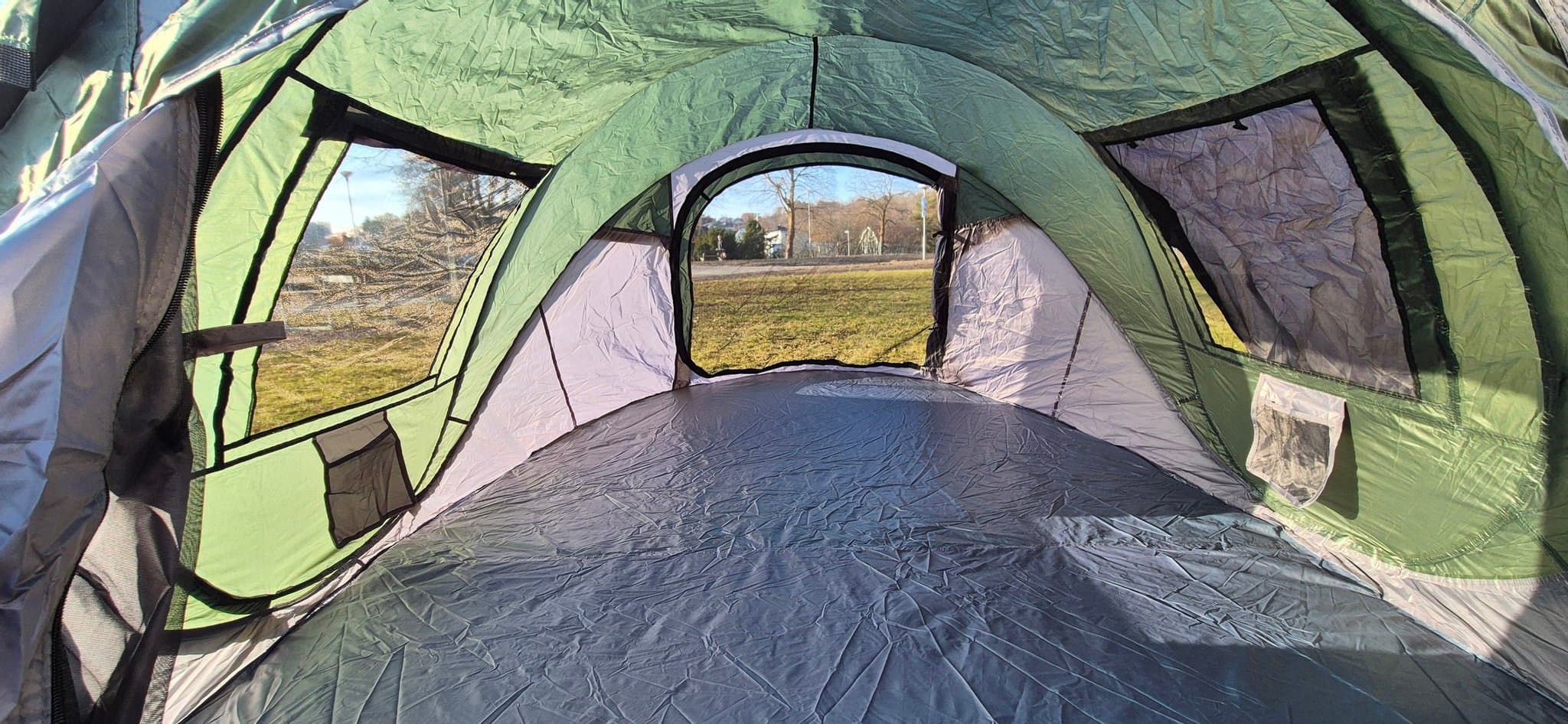 6-Personers Familjecampingtält – Snabbuppsättning & Extra Rymligt