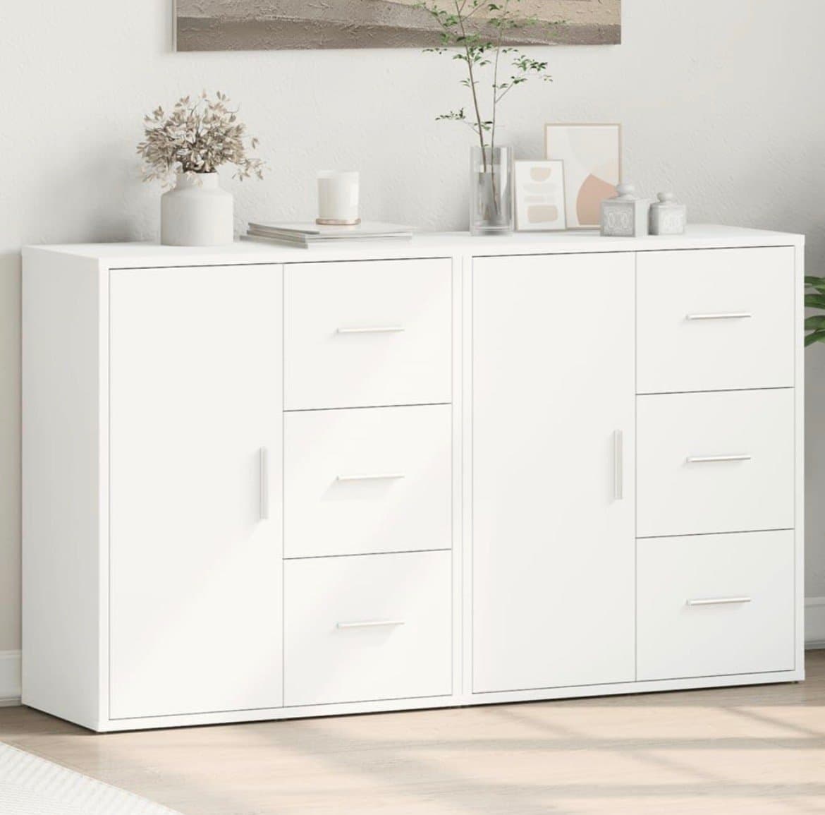 2 st vita förvaringsskåp vidaXL – Oöppnade i orginalförpackning