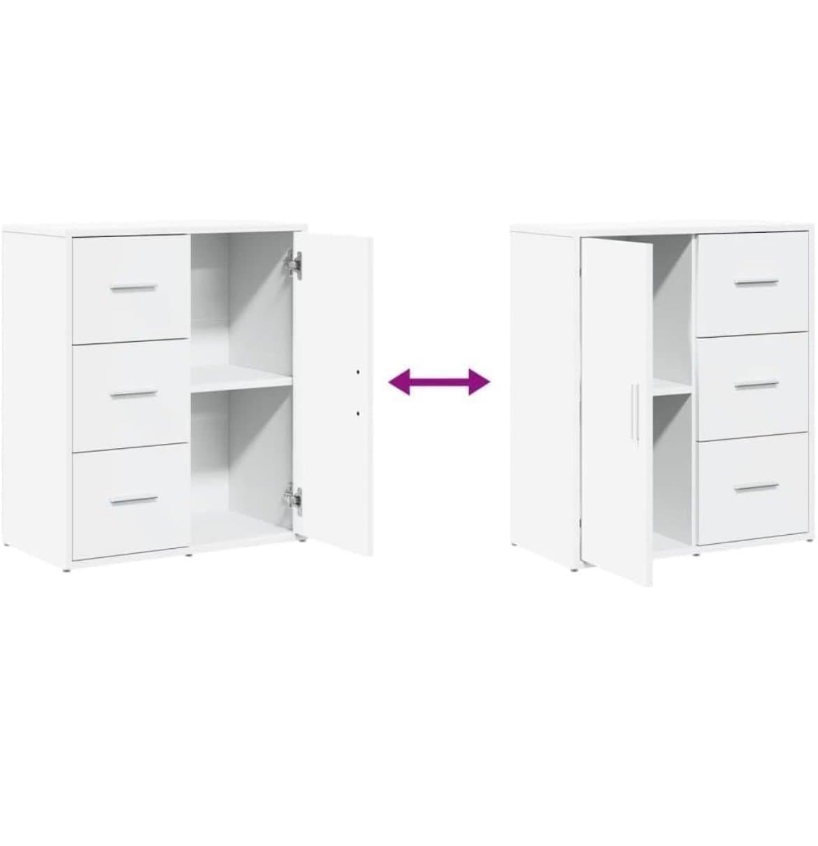 2 st vita förvaringsskåp vidaXL – Oöppnade i orginalförpackning