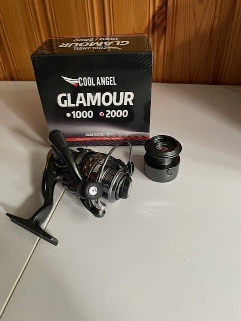 Haspelrulle COOL ANGEL GLAMOR 2000 5 LAGER. Nyskick EXTRA SPOLE