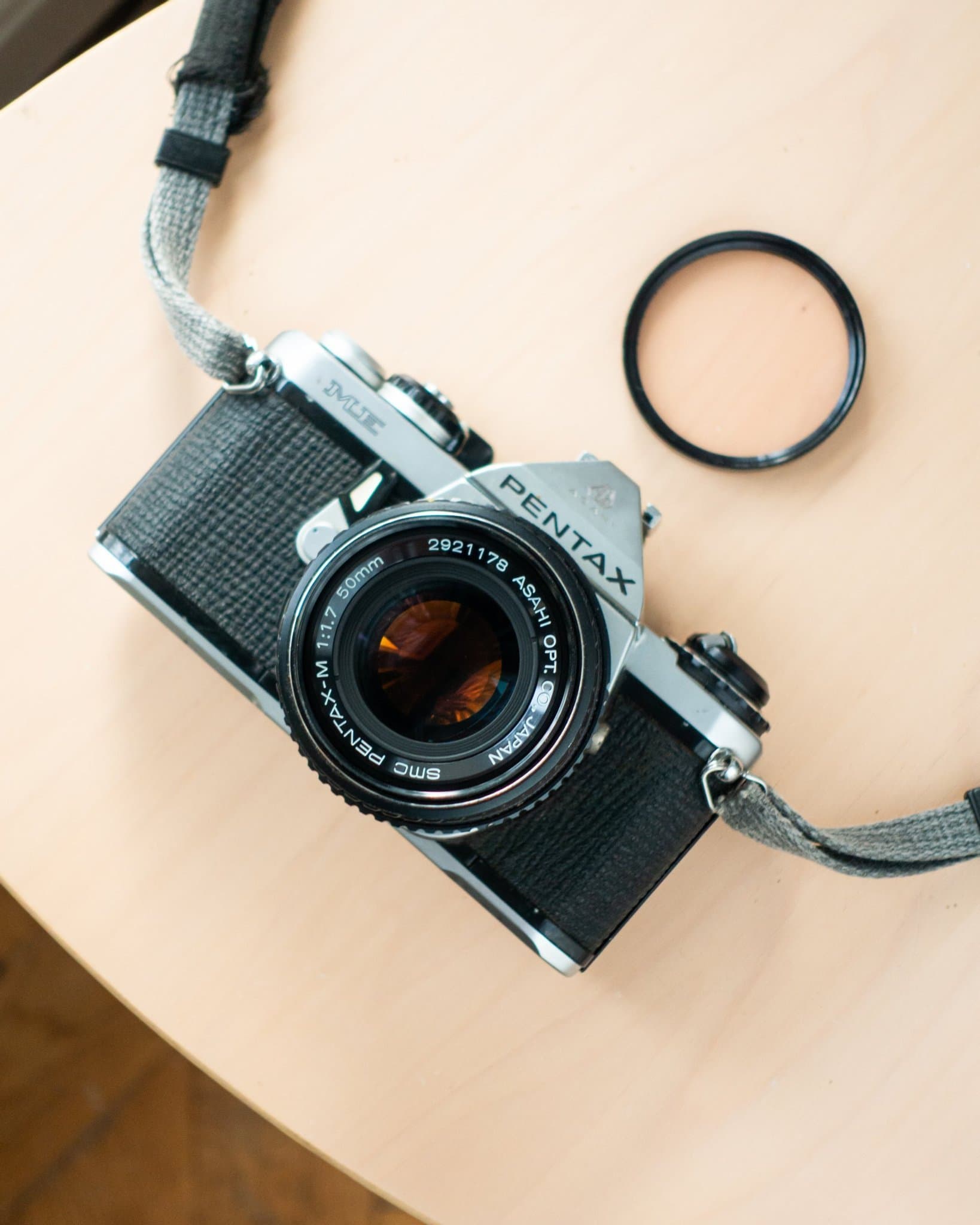 Pentax ME 35mm Analog SLR Camera + SMC Pentax-M 50mm f/1.7 Lens