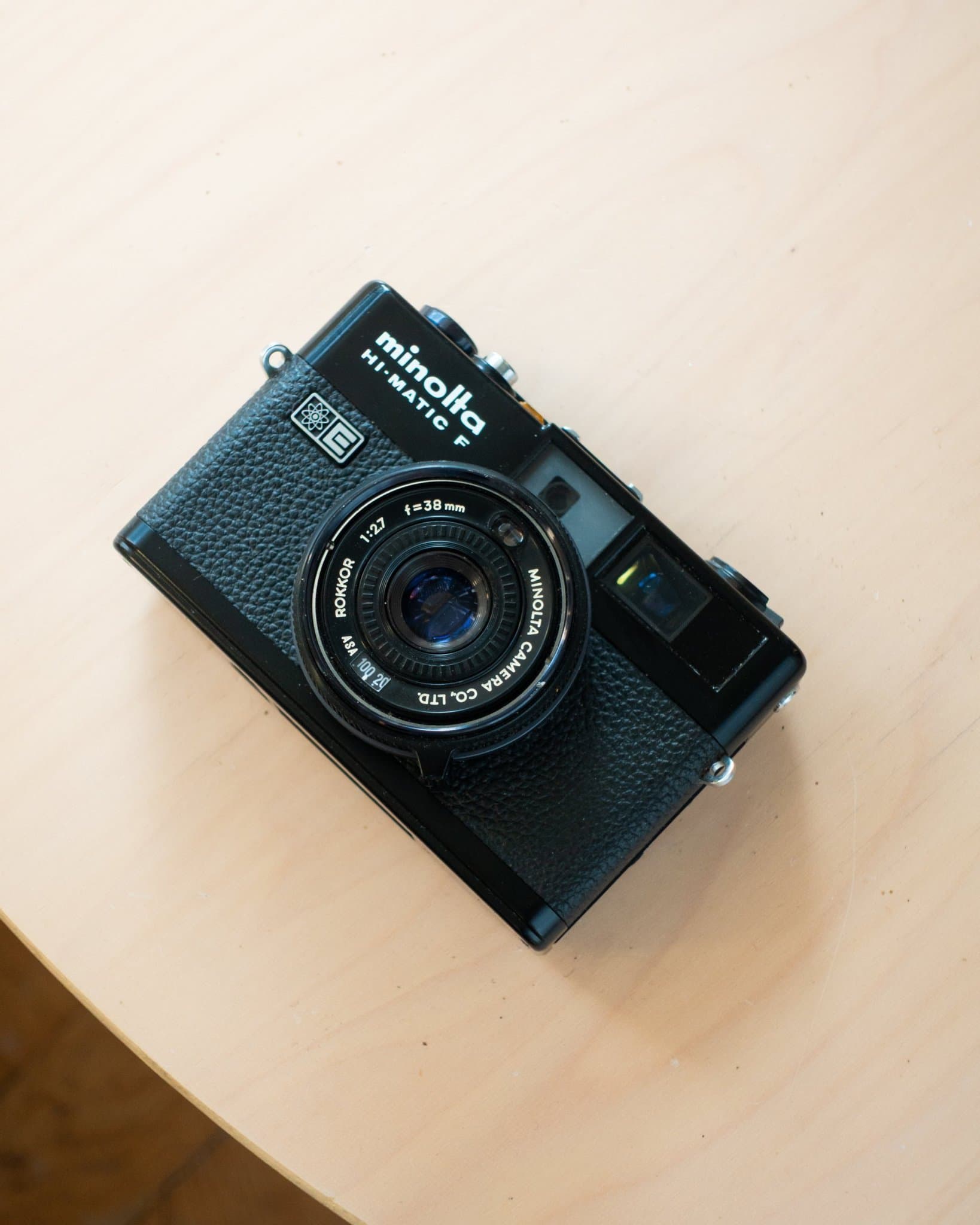 Minolta Hi-Matic F 35mm Analog Rangefinder Camera