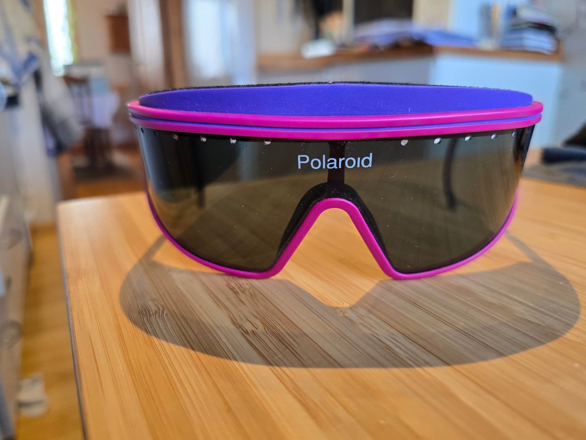 Polaroid Shield "Snabbglasögon" Vintage NOS - Cerise/Lila - Nyskick
