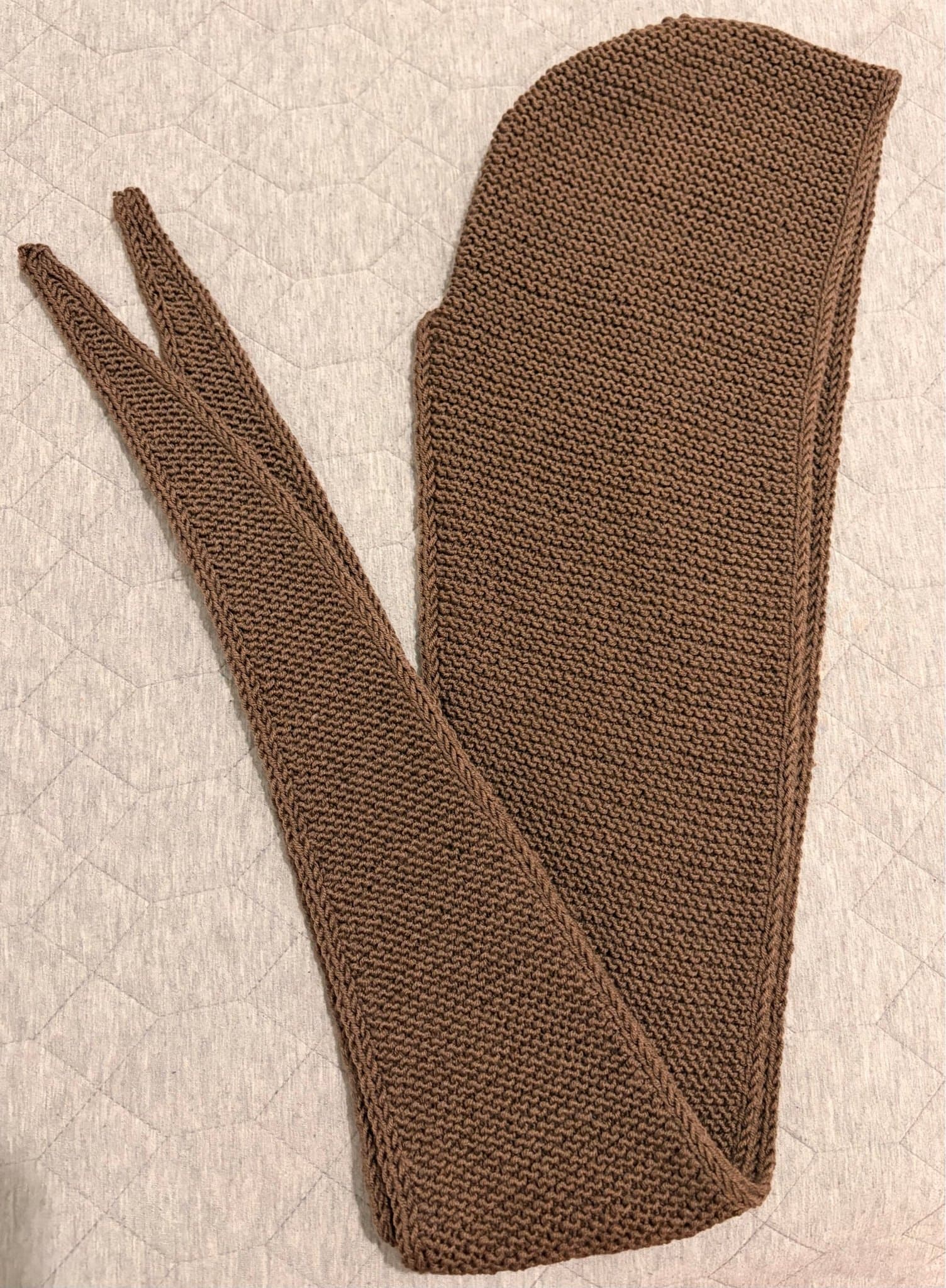 Sophie huva halsduk brun