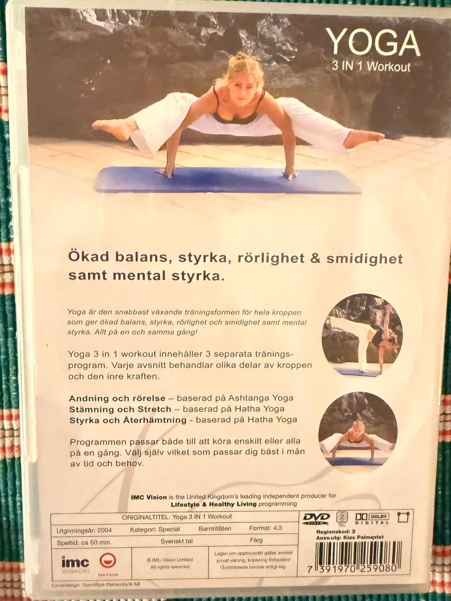 Yoga 3 in 1 Workout DVD