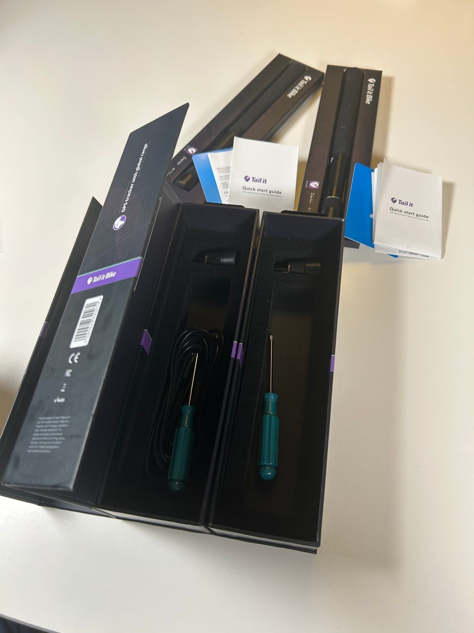 Tail It Bike GPS Tracker – Global täckning, ny i kartong