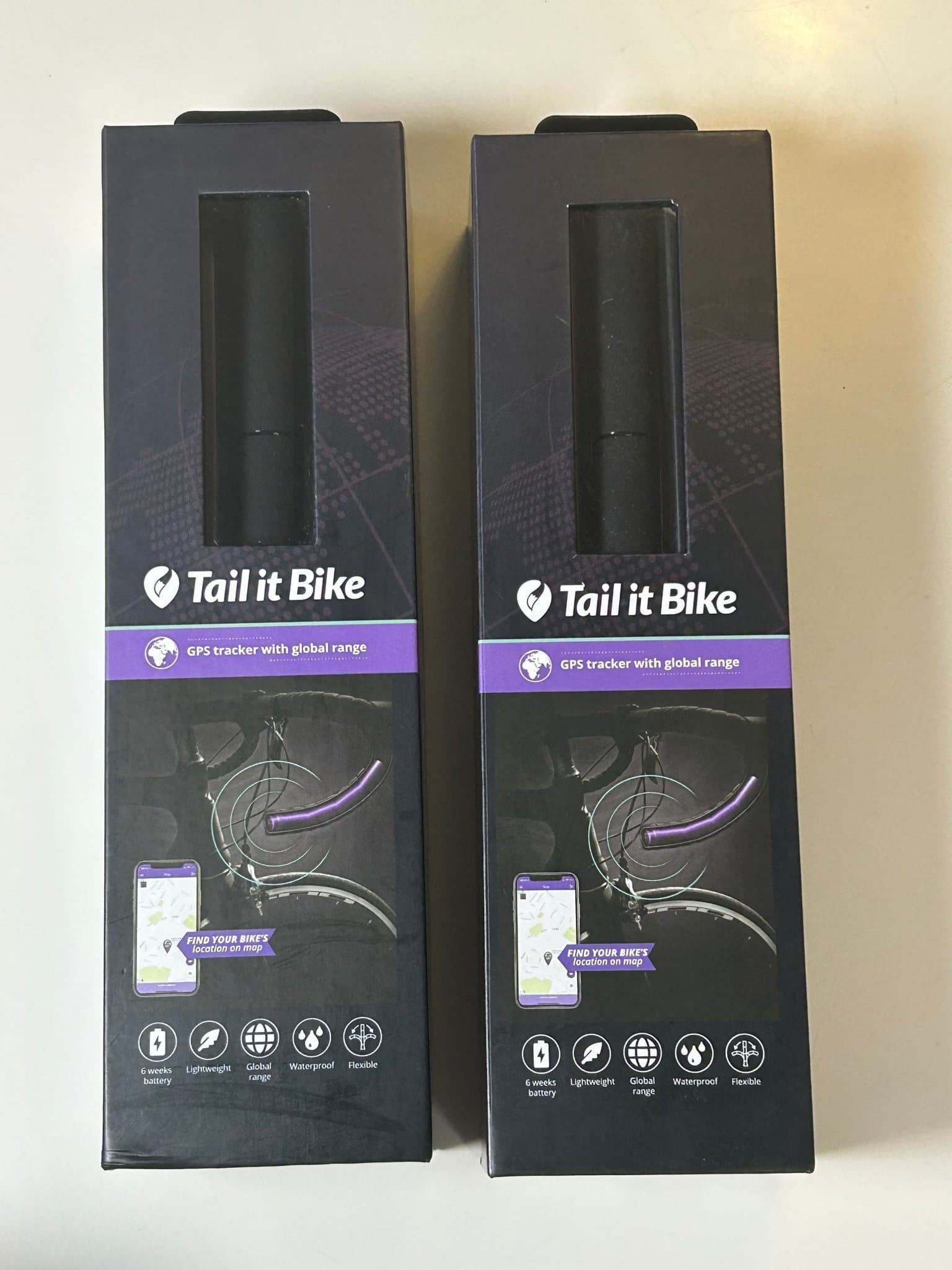 Tail It Bike GPS Tracker – Global täckning, ny i kartong