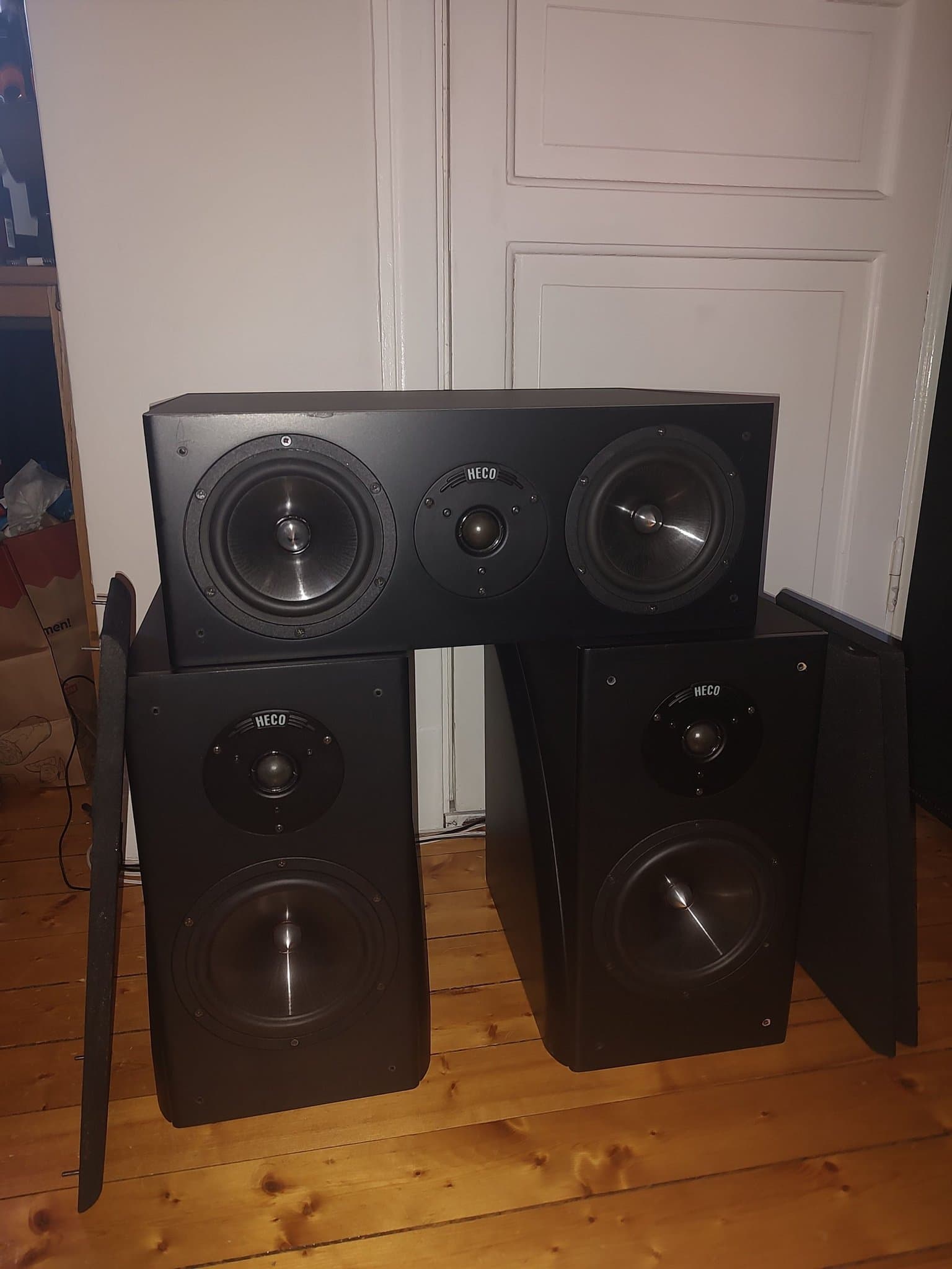 HECO ARGON 30 & CENTER högtalare (10kg/st) – Tysk Hi-Fi i Toppklass – Tung