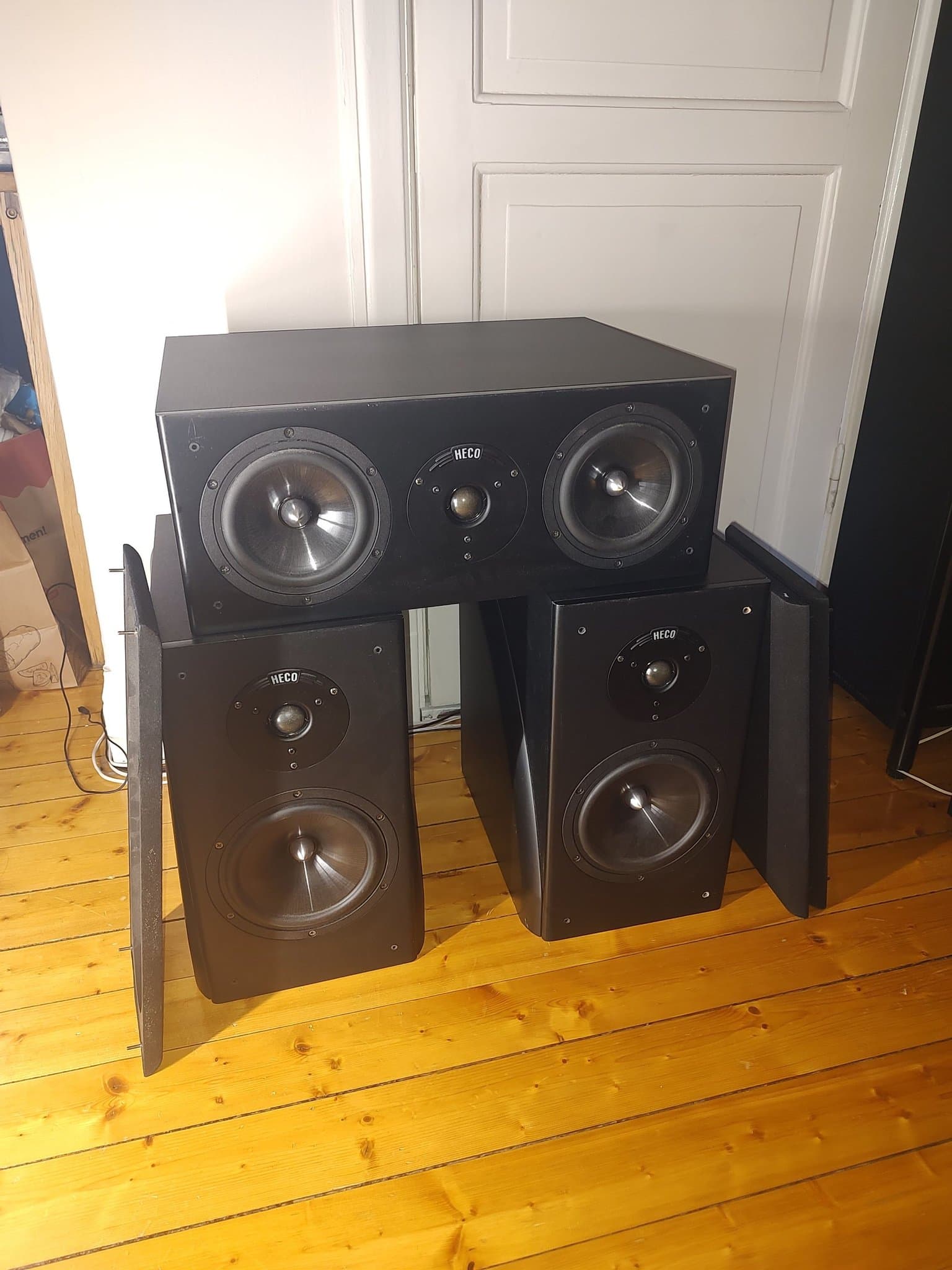 HECO ARGON 30 & CENTER högtalare (10kg/st) – Tysk Hi-Fi i Toppklass – Tung