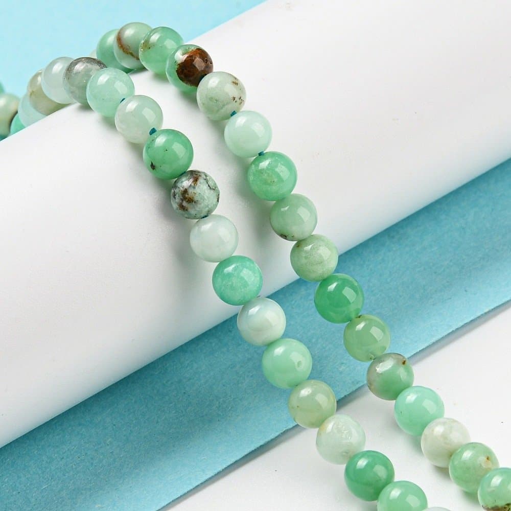 1 x 40 cm krysopras 6 mm dia