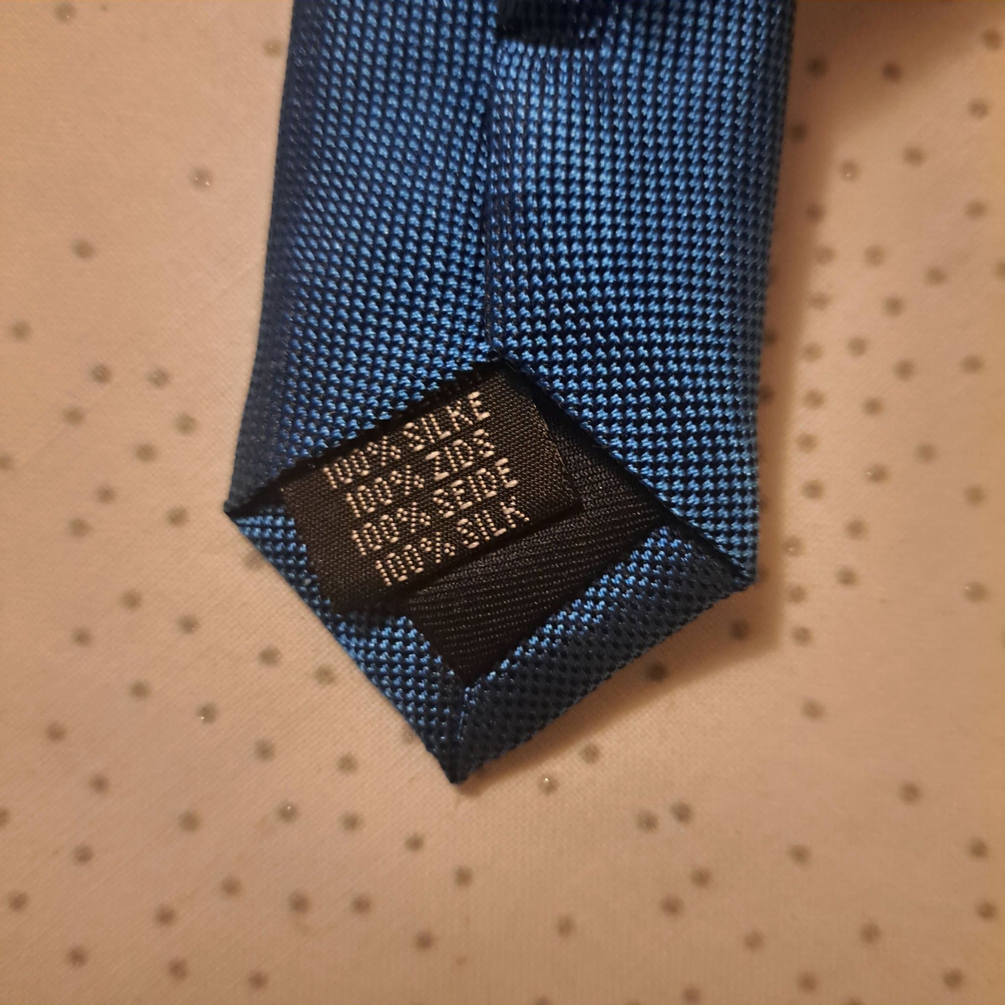 Vacker mörk turkos siden slips