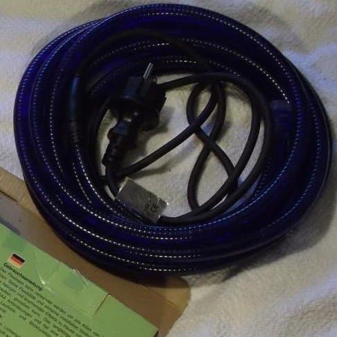 Blå Böjbar Ljusslinga 4M inne & ute 25 000 timmar FLEXINEON Mysig JUL stämning