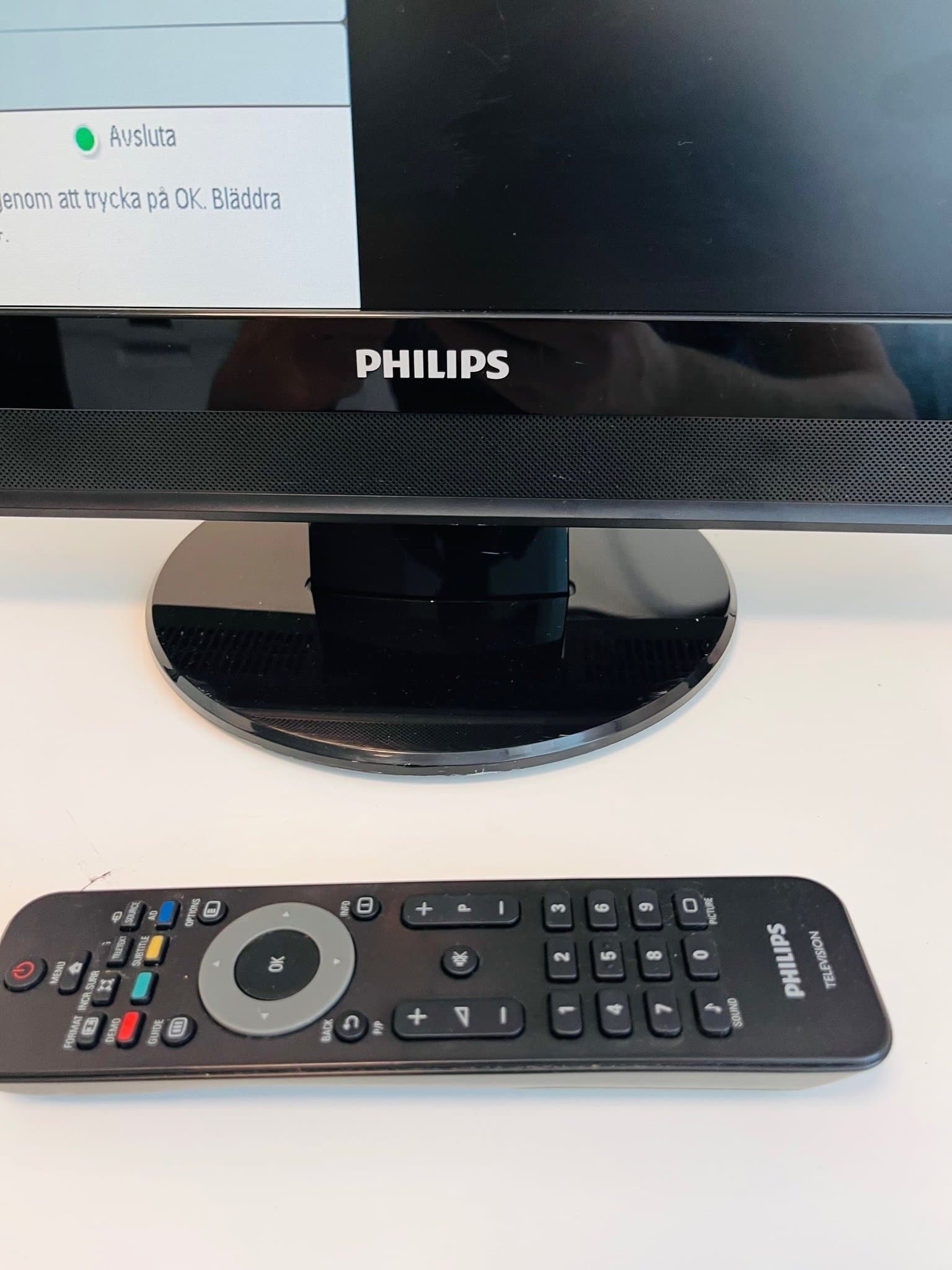 TV Philips 19,Tum 190TW9FB/00 TV-monitor Med Fjärrkontroll.