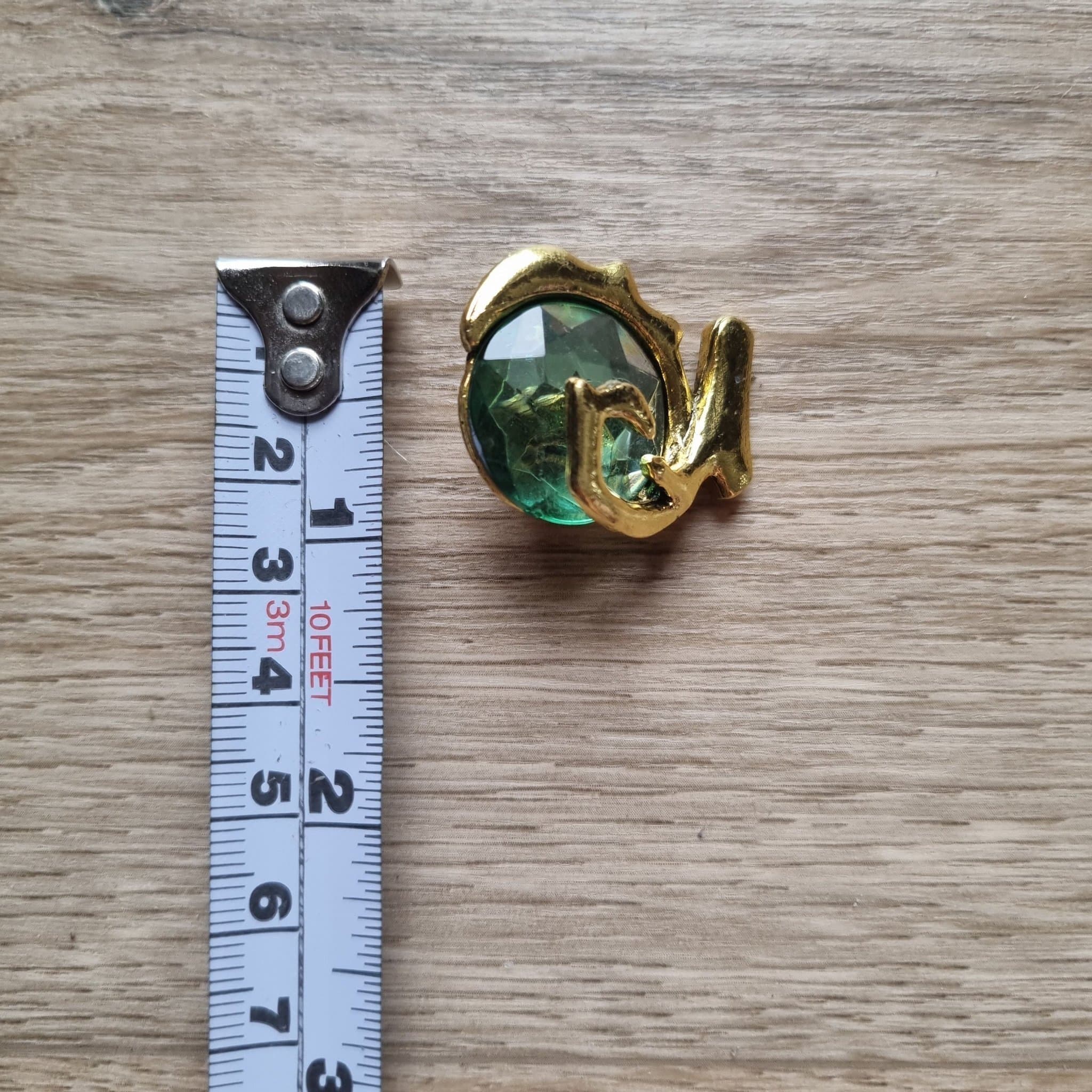 ZELDA Enamel Pin | Link Pin Emerald | Retro| Kawaii | Brooche |Nålmärke| Kokiri